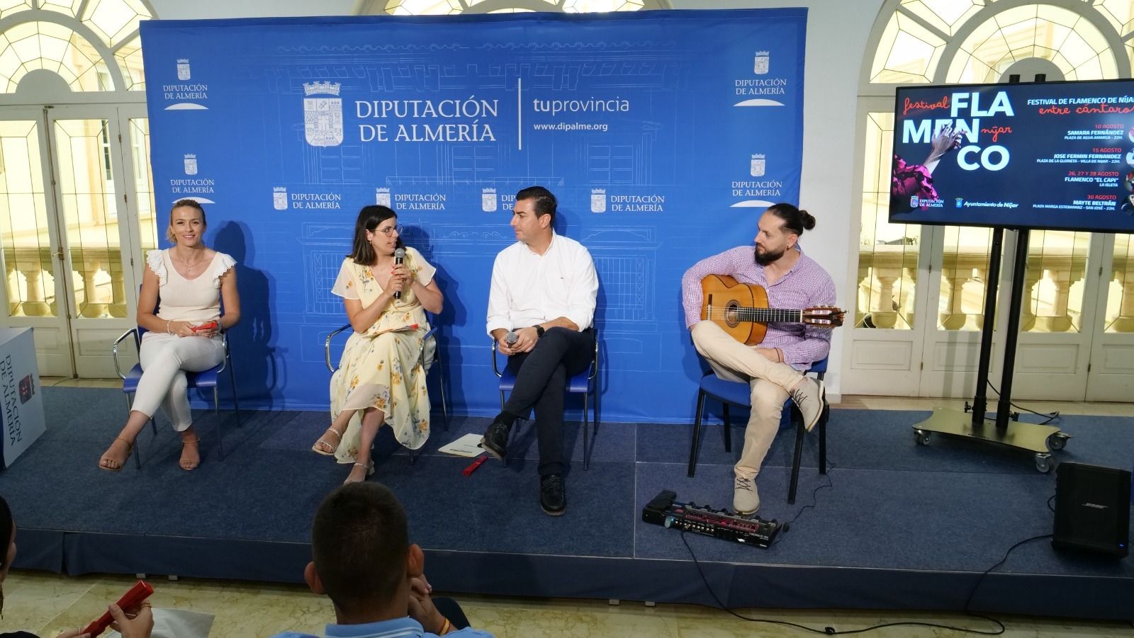 Acto de presentación del Festival Flamenco 'Entre cántaros'.