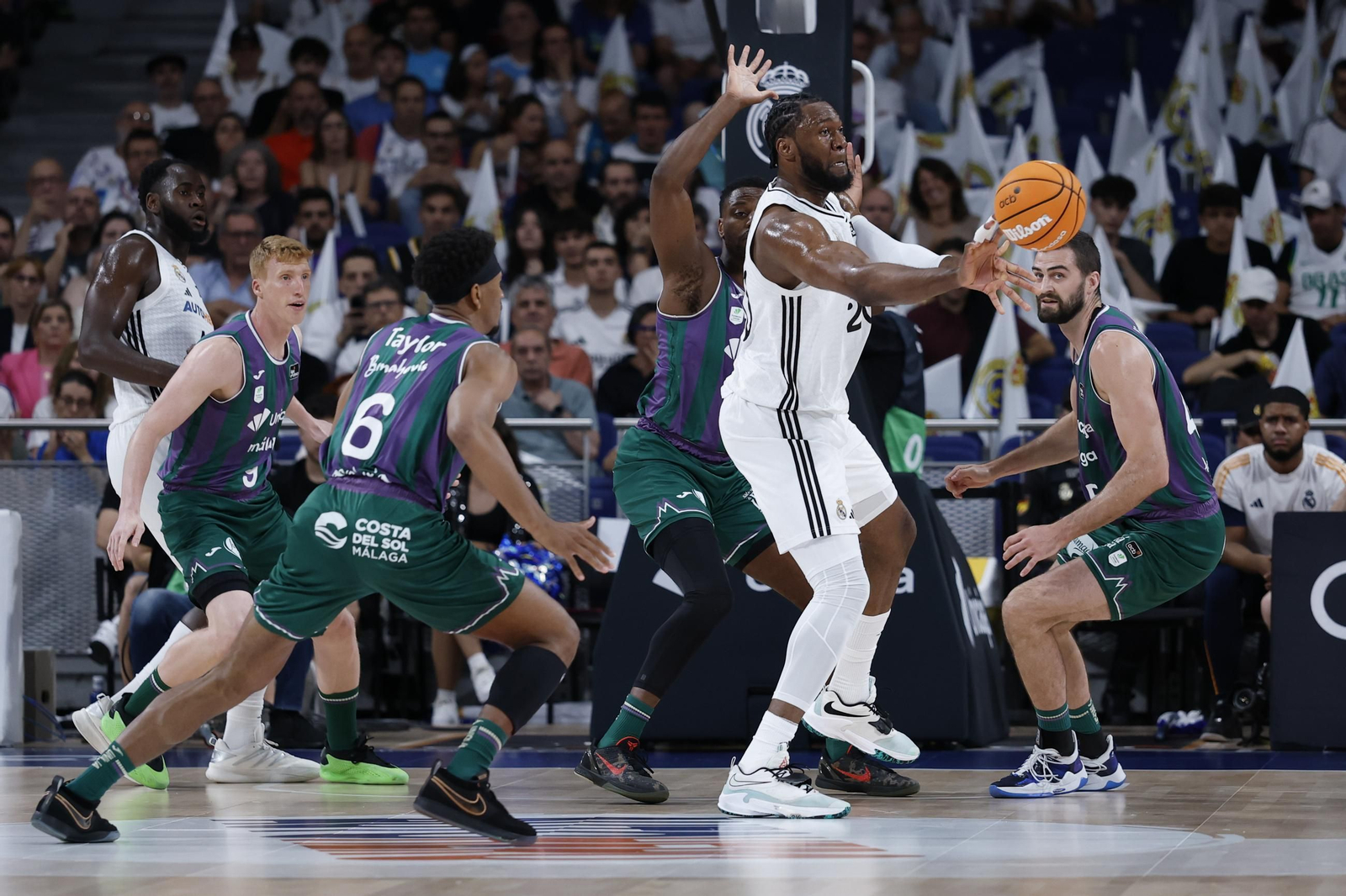 El Real Madrid-Unicaja, en fotos