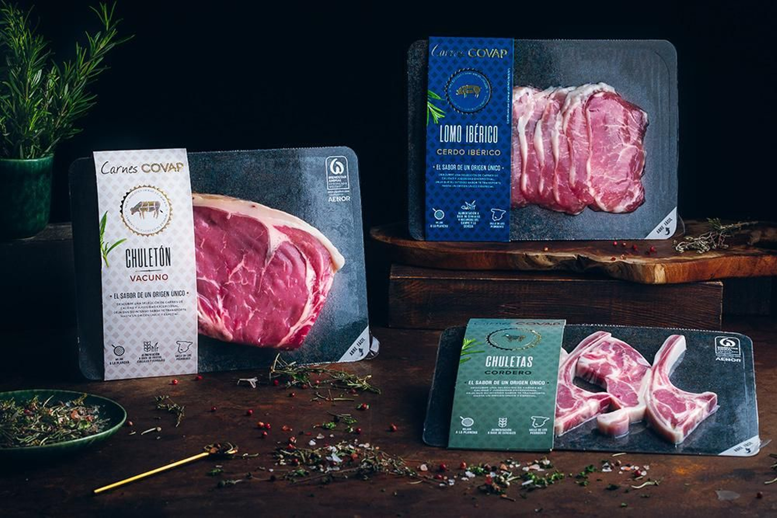 Gama de productos de carne fresca lanzada por Covap.