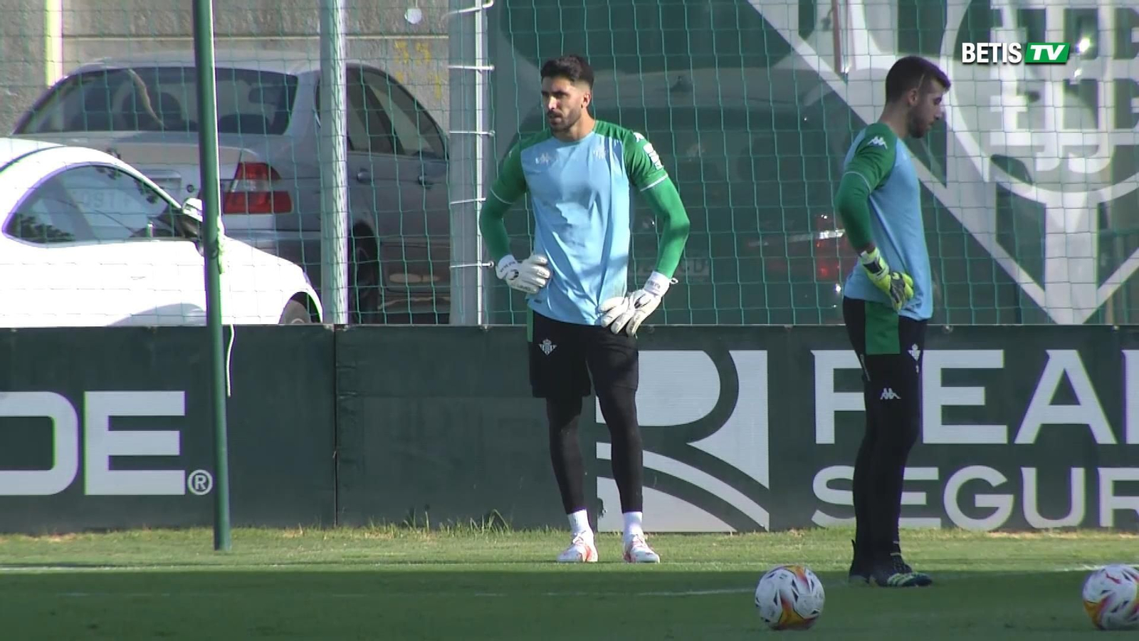 Rui Silva, en un entrenamiento reciente.