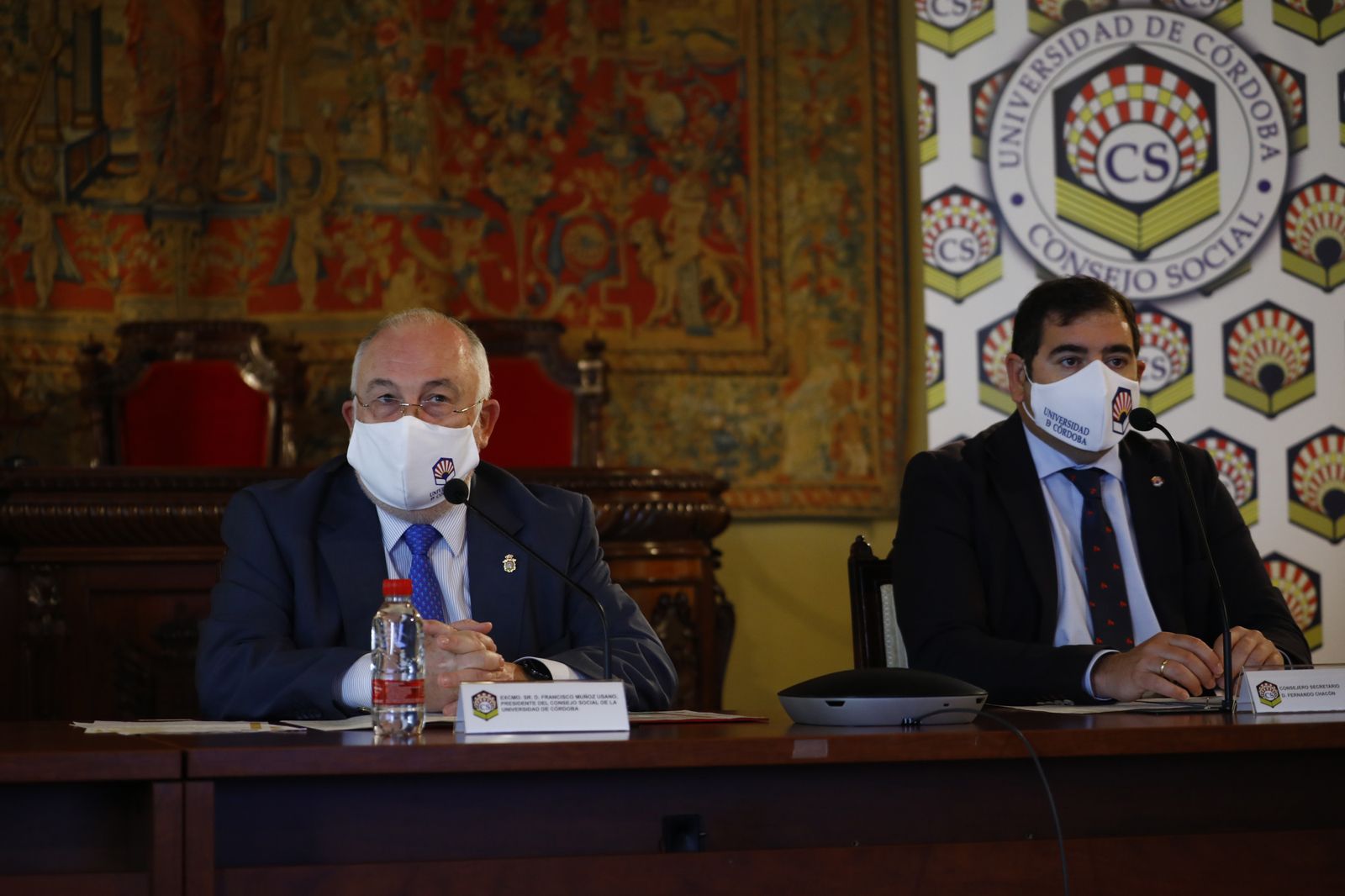 Francisco Muñoz Usano y  Fernando Chacón Giménez.