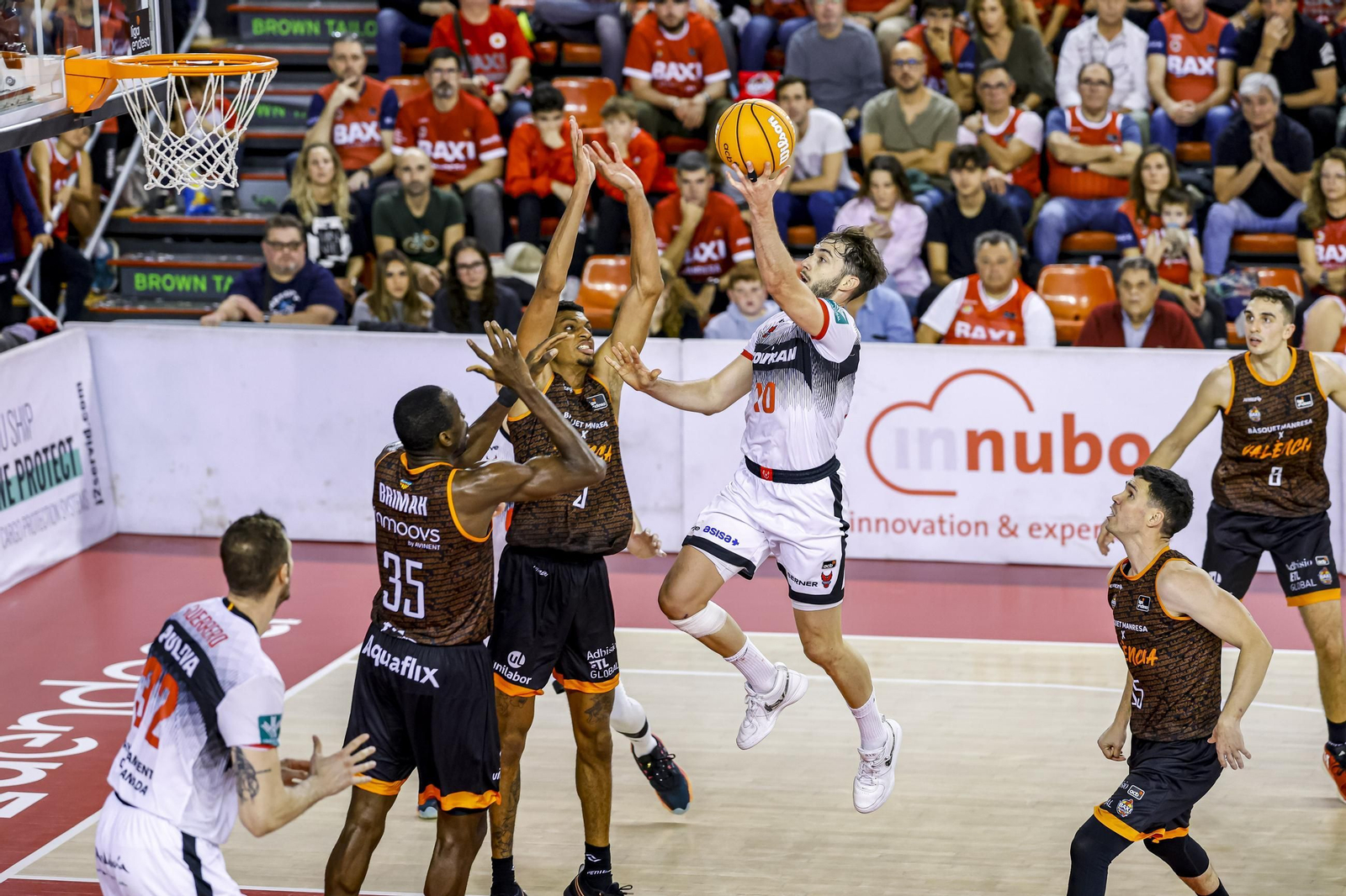 Sergi García volvió a ser uno de los mejores de su equipo