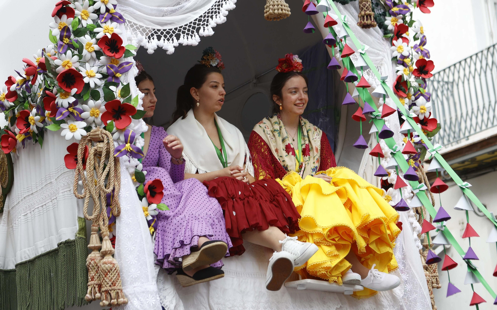 Imágenes de la salida de la hermandad del Rocio de Triana