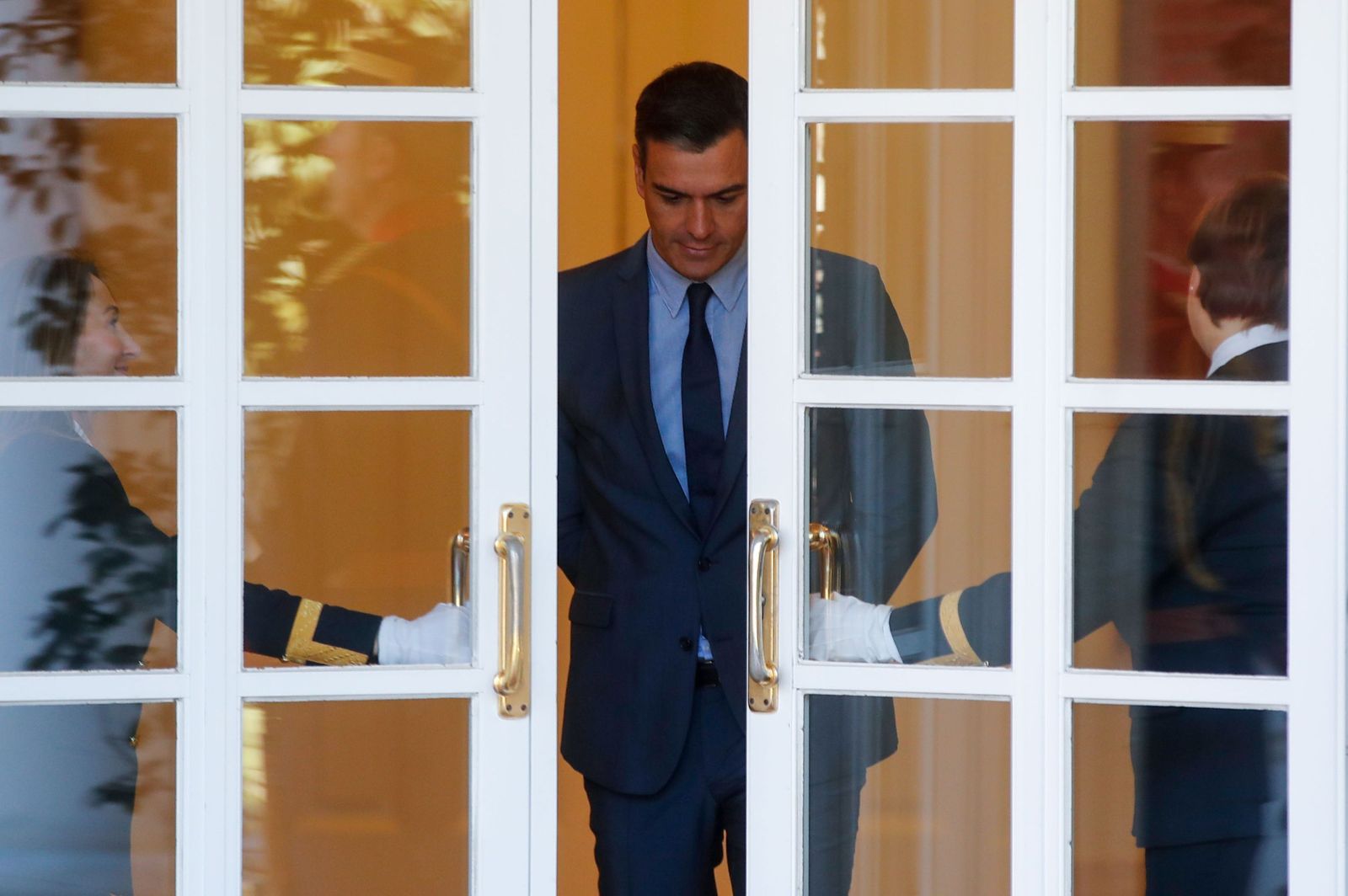 El presidente del Gobierno, Pedro Sánchez, este lunes.