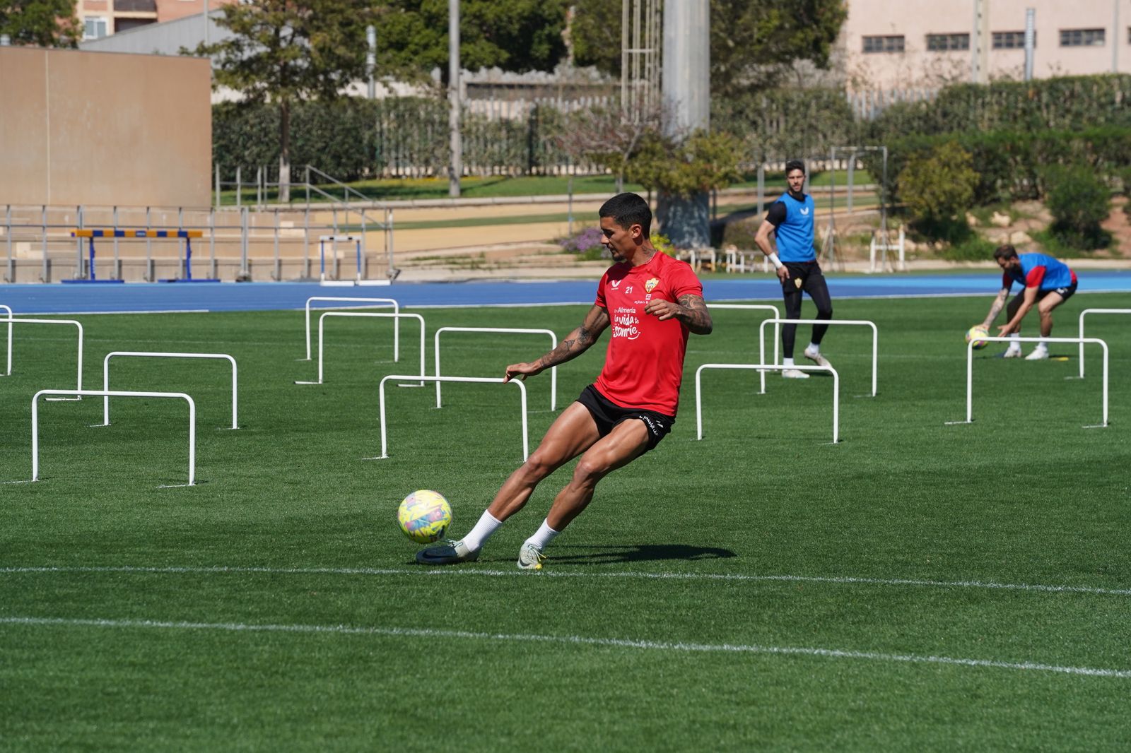 Así ha sido el entrenamiento de la UD Almería este jueves