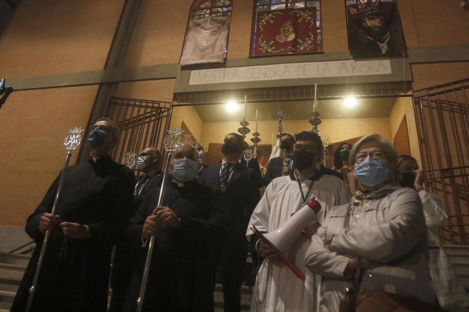 El traslado de la Virgen de la O de Córdoba, en imágenes
