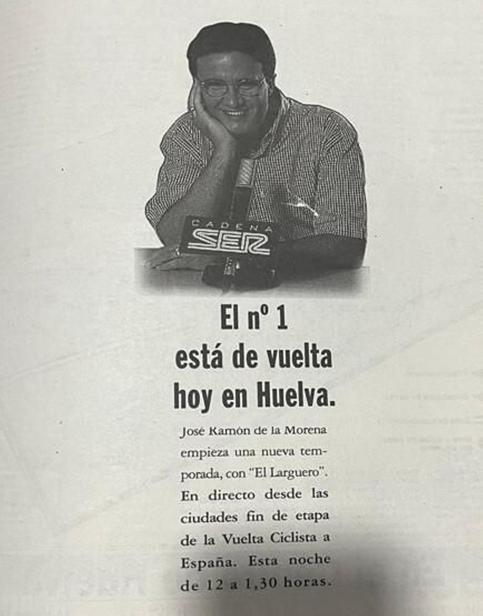 José Ramón de la Morena en Huelva