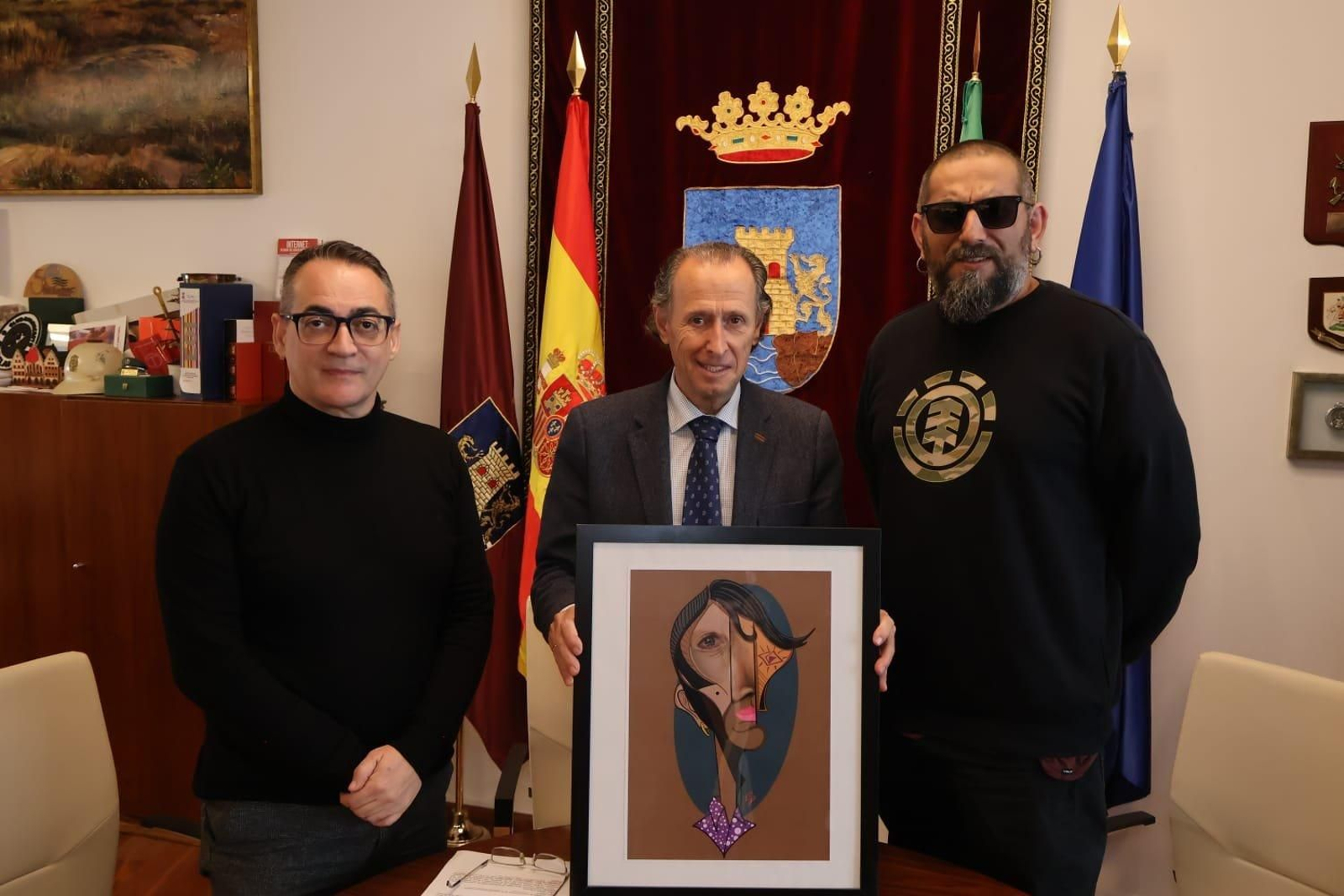 La recepción tuvo lugar en Alcaldía.