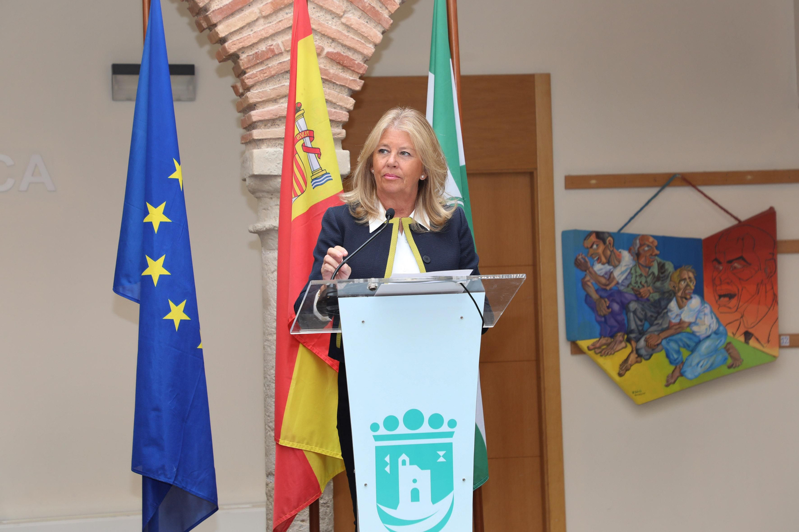 La alcaldesa de Marbella, Ángeles Muñoz.