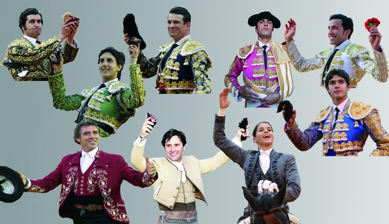 Estos son los protagonistas de una cartelería que pasado mañana va a conocer su puesta de largo con motivo de su presentación oficial por parte de la empresa de La Merced.