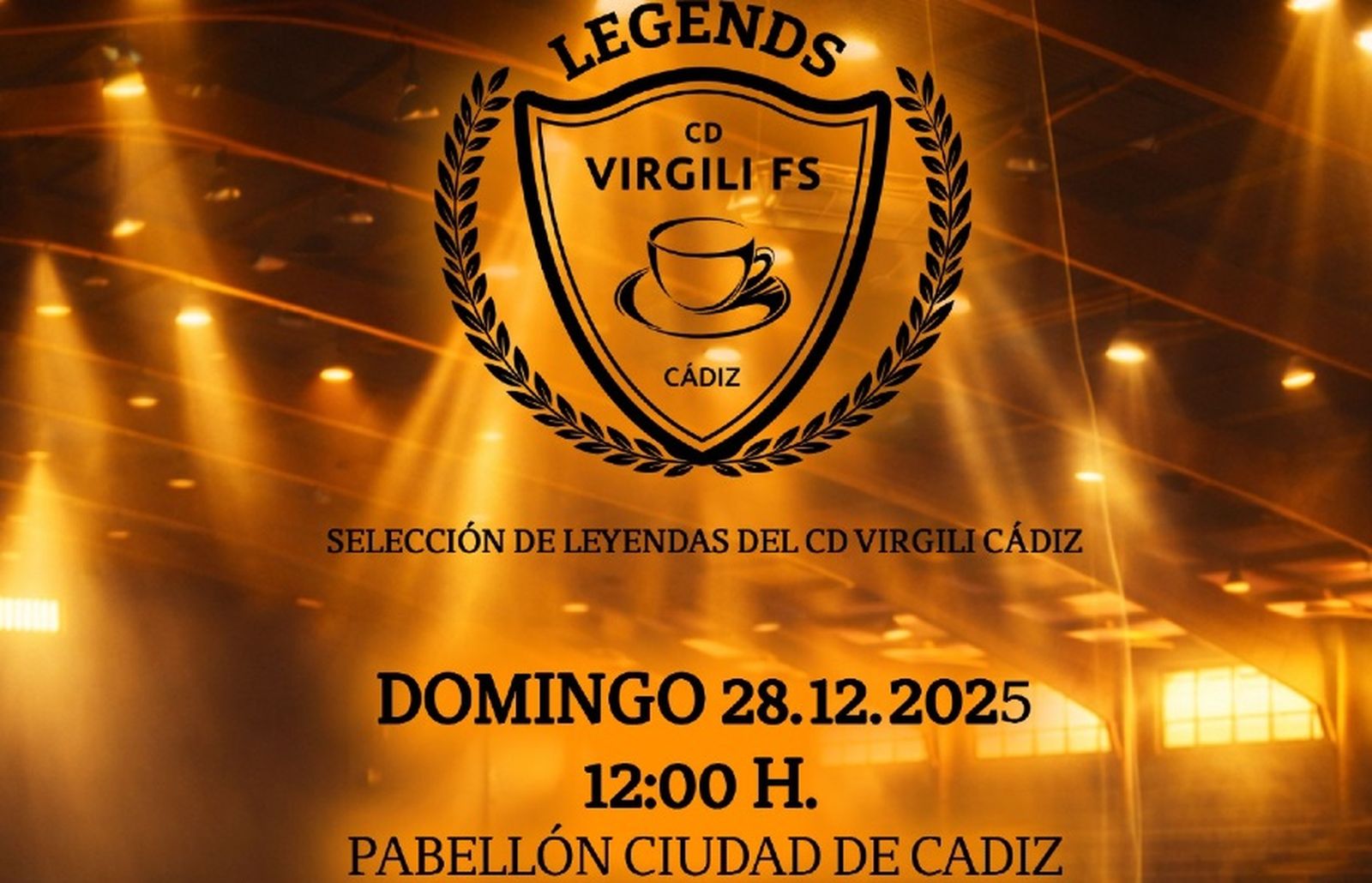 Cartel de la cita que tendrá lugar este domingo en la capital gaditana.