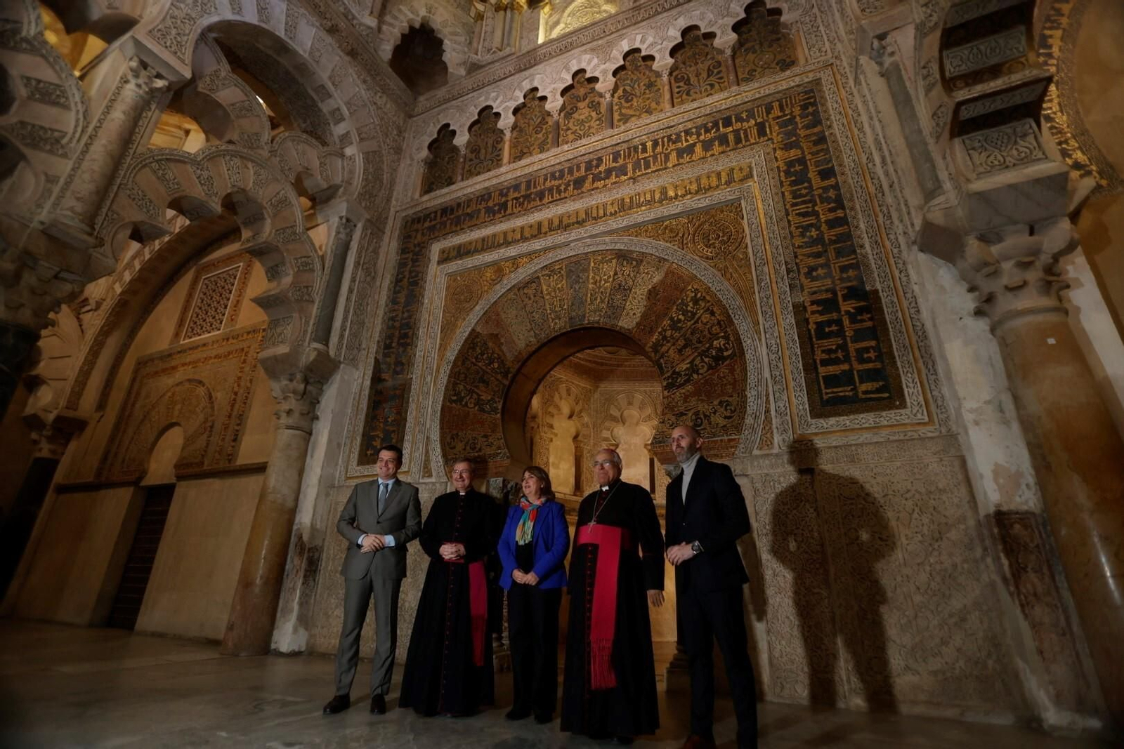Las fotografías del inicio de las obras de restauración de la Maqsura de la Mezquita-Catedral de Córdoba