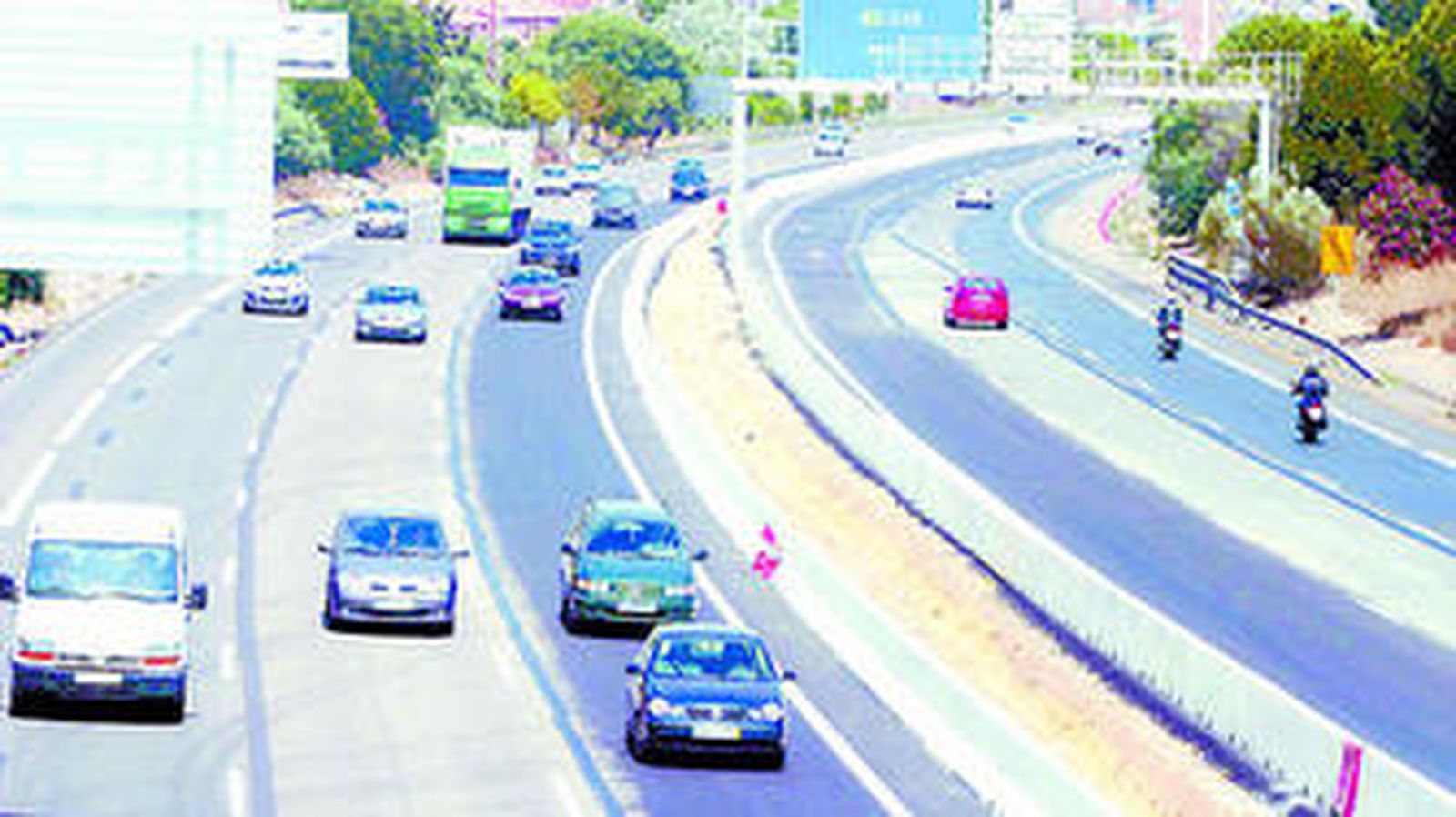 Un tramo de la A-49 en la provincia de Sevilla.