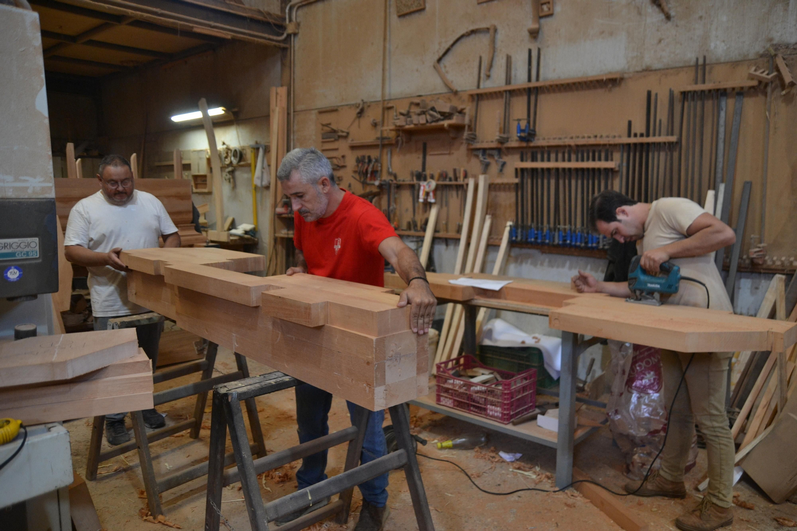 Así ha sido la restauración en Jerez de la diosa de Elcano
