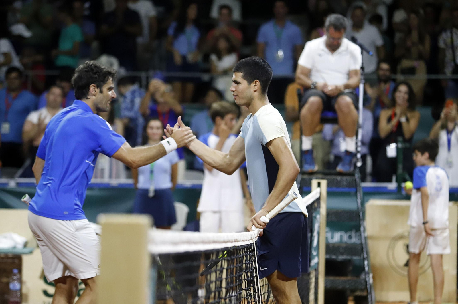 Copa del Rey de Tenis. Semifinal entre Carlos Alcaraz y Pablo Andújar