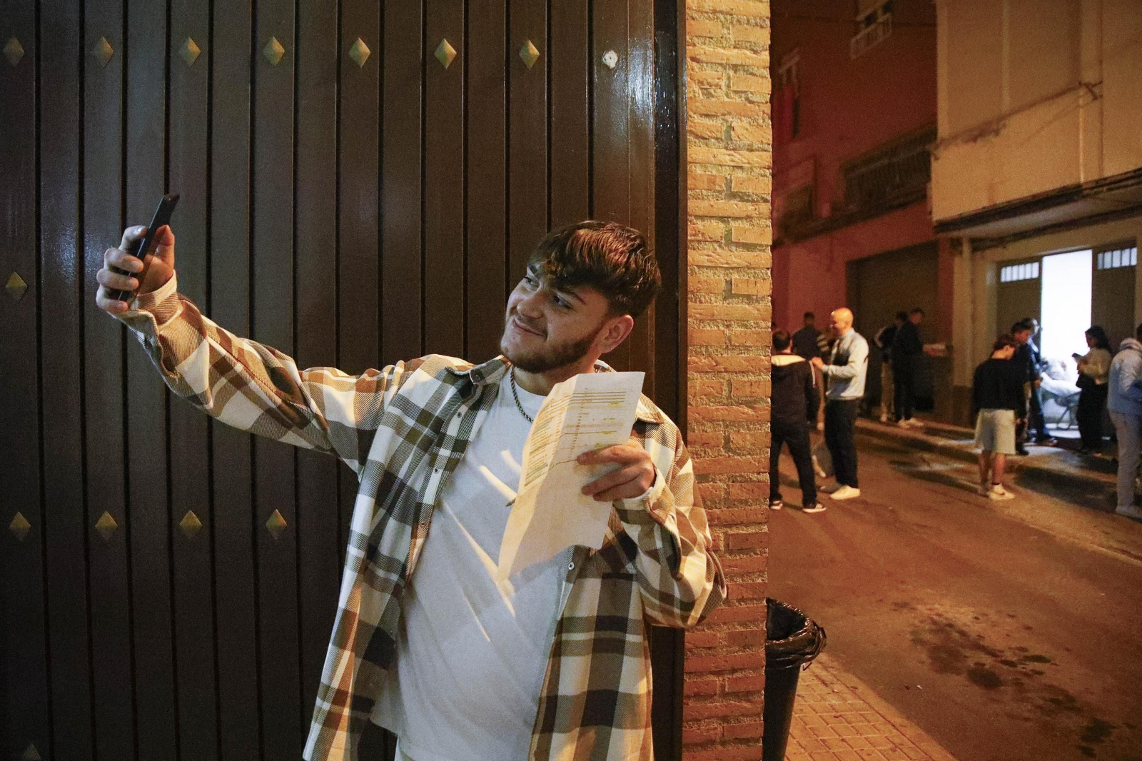 Ensayo de la hermandad de los Ángeles de la ciudad de Almería, en imágenes