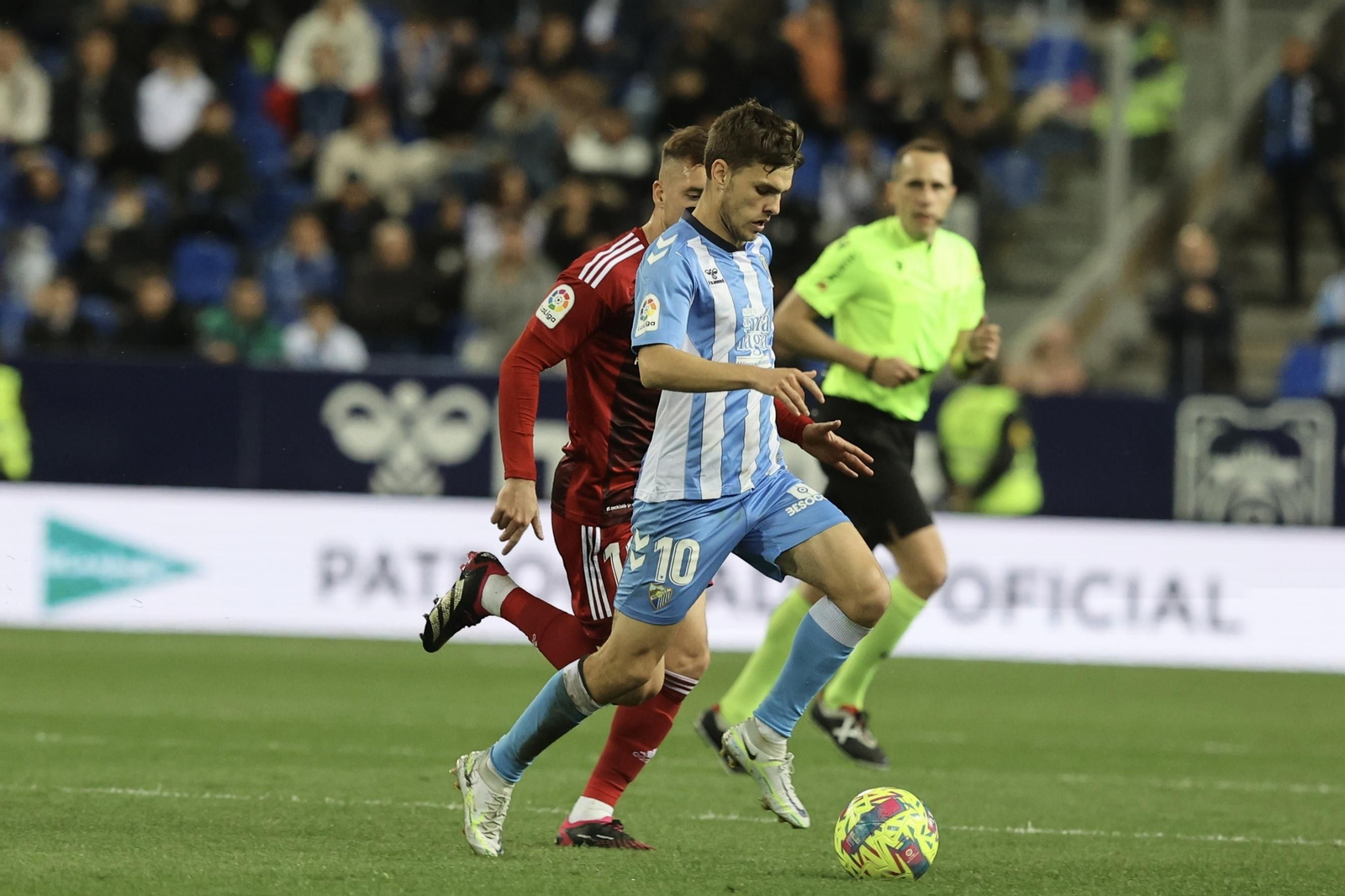 El Málaga CF-Zaragoza, en fotos