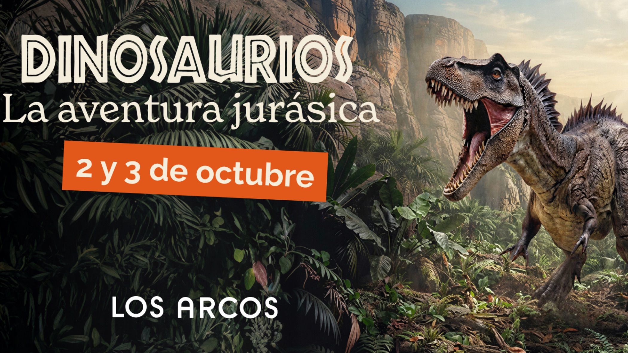 El centro comercial Los Arcos viaja al Jurásico con recreaciones de dinosaurios a escala real durante el fin de semana