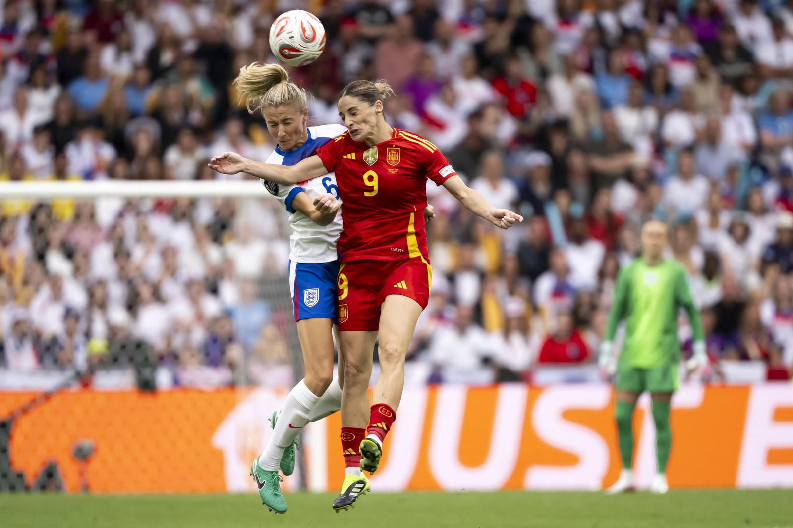 Las mejores imágenes de la final España - Inglaterra de la Eurocopa femenina