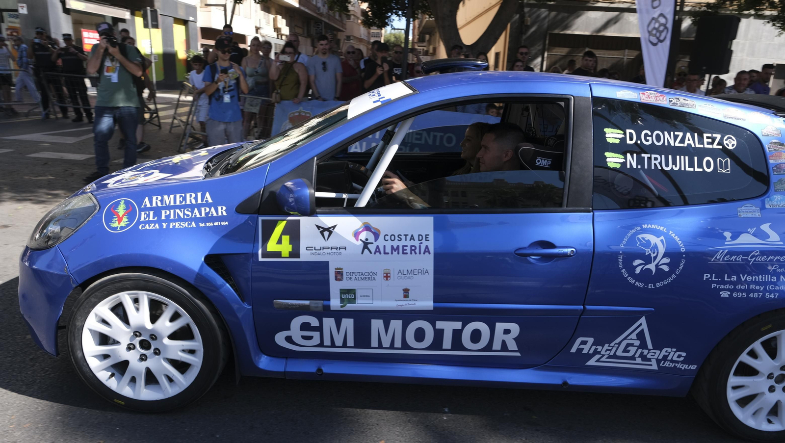 Imágenes de la salida del Rallye Costa de Almería