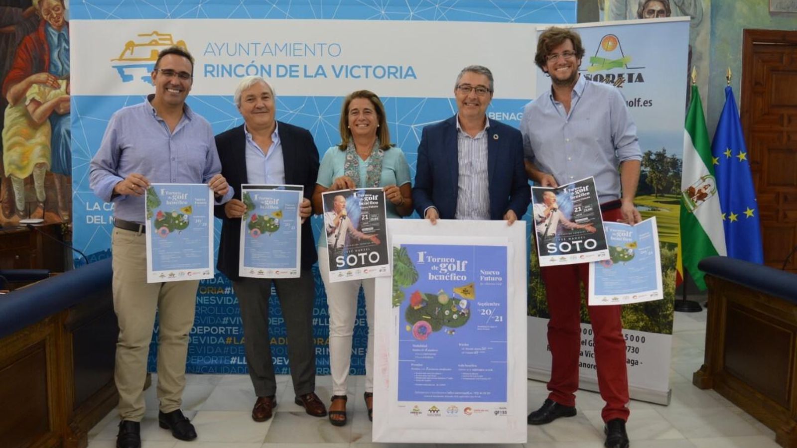 Presentación del I Torneo Benéfico Nuevo Futuro Málaga y Añoreta Golf.
