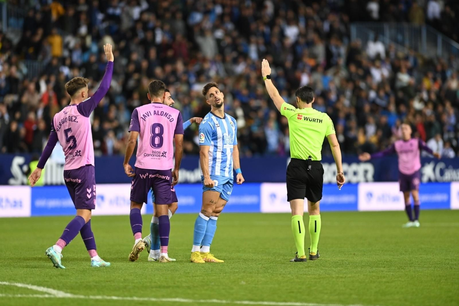 El Málaga CF - Tenerife, en fotos