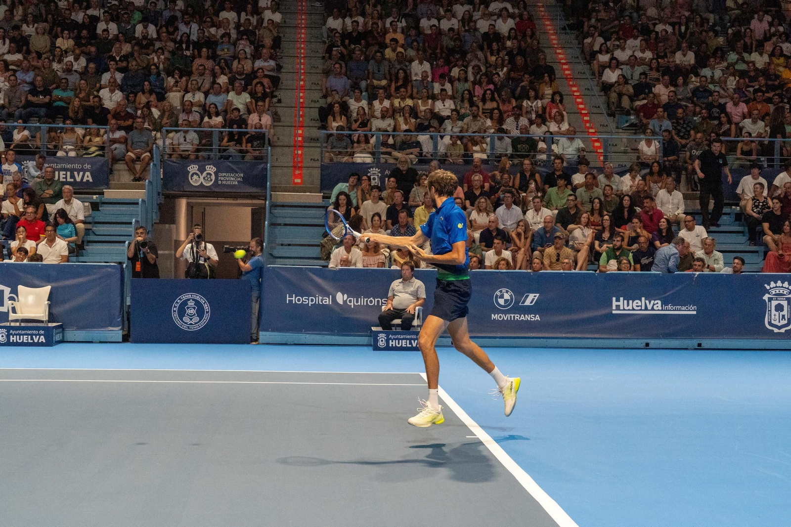 Imágenes de la final masculina de la Copa del Rey de tenis entre Daniil Medvedev y Alejandro Davidovich