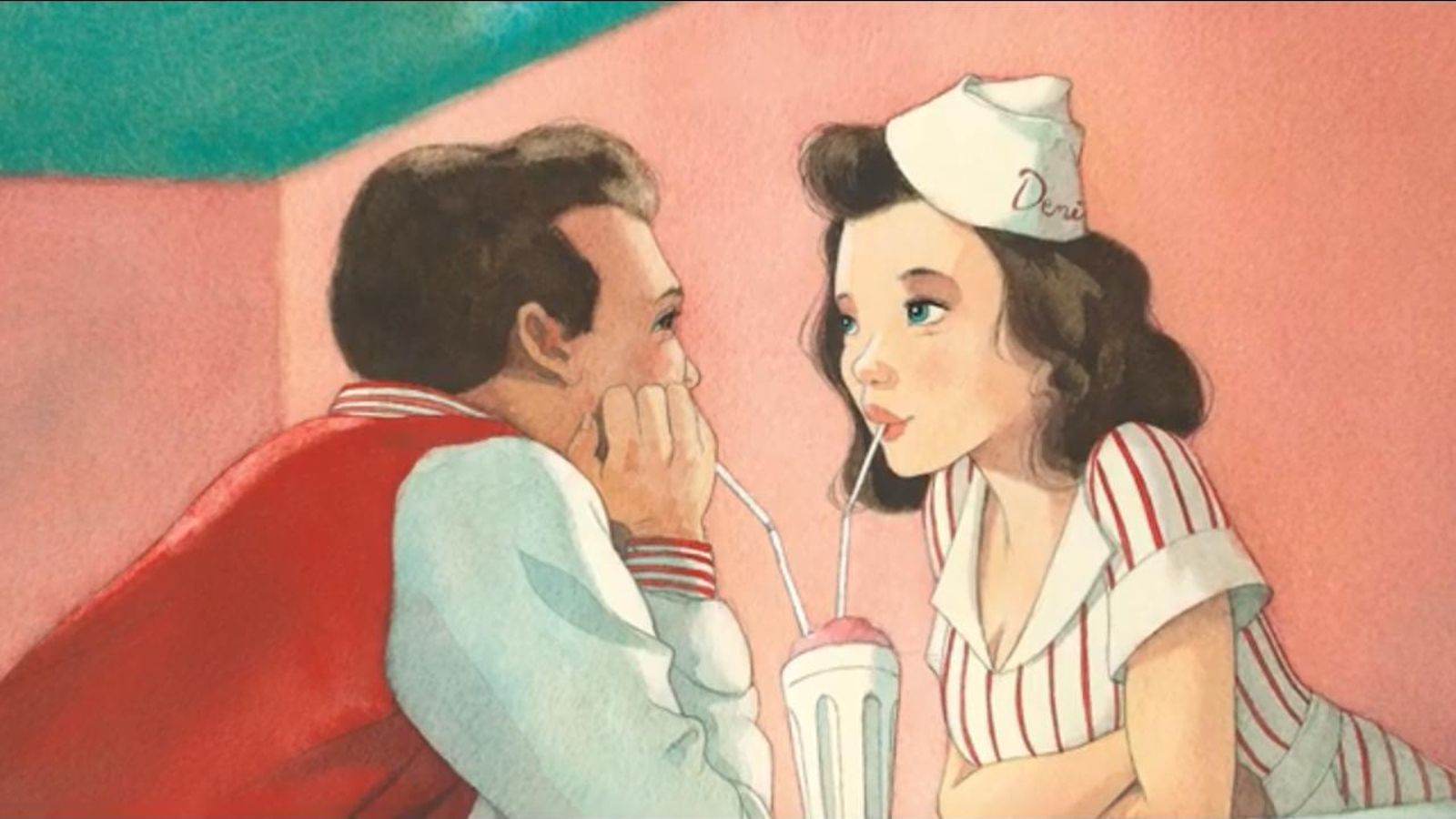 Una de las ilustraciones interiores de 'Te quiero'.