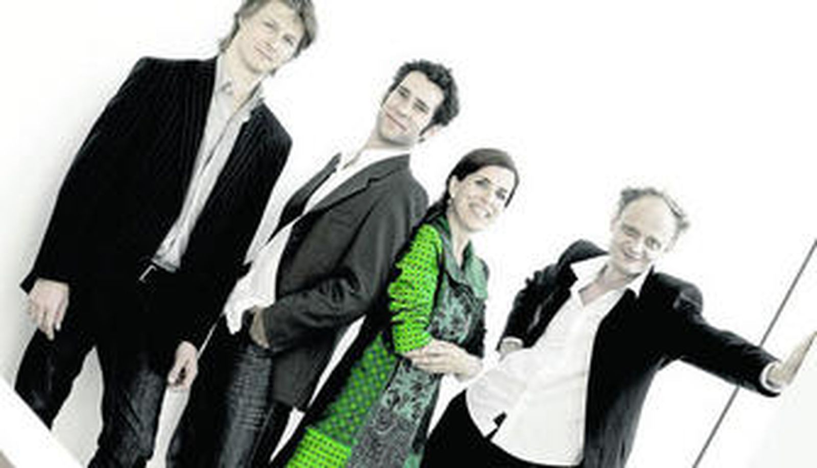 Imagen de promoción del cuarteto Hugo Wolf Quartett, que actúa hoy en el Villamarta.