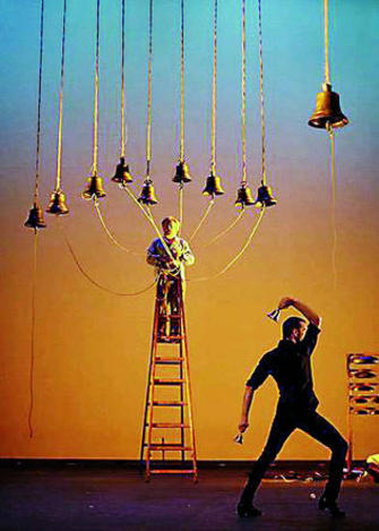 Andrés Marín, durante la puesta en escena de 'El cielo de tu boca'.