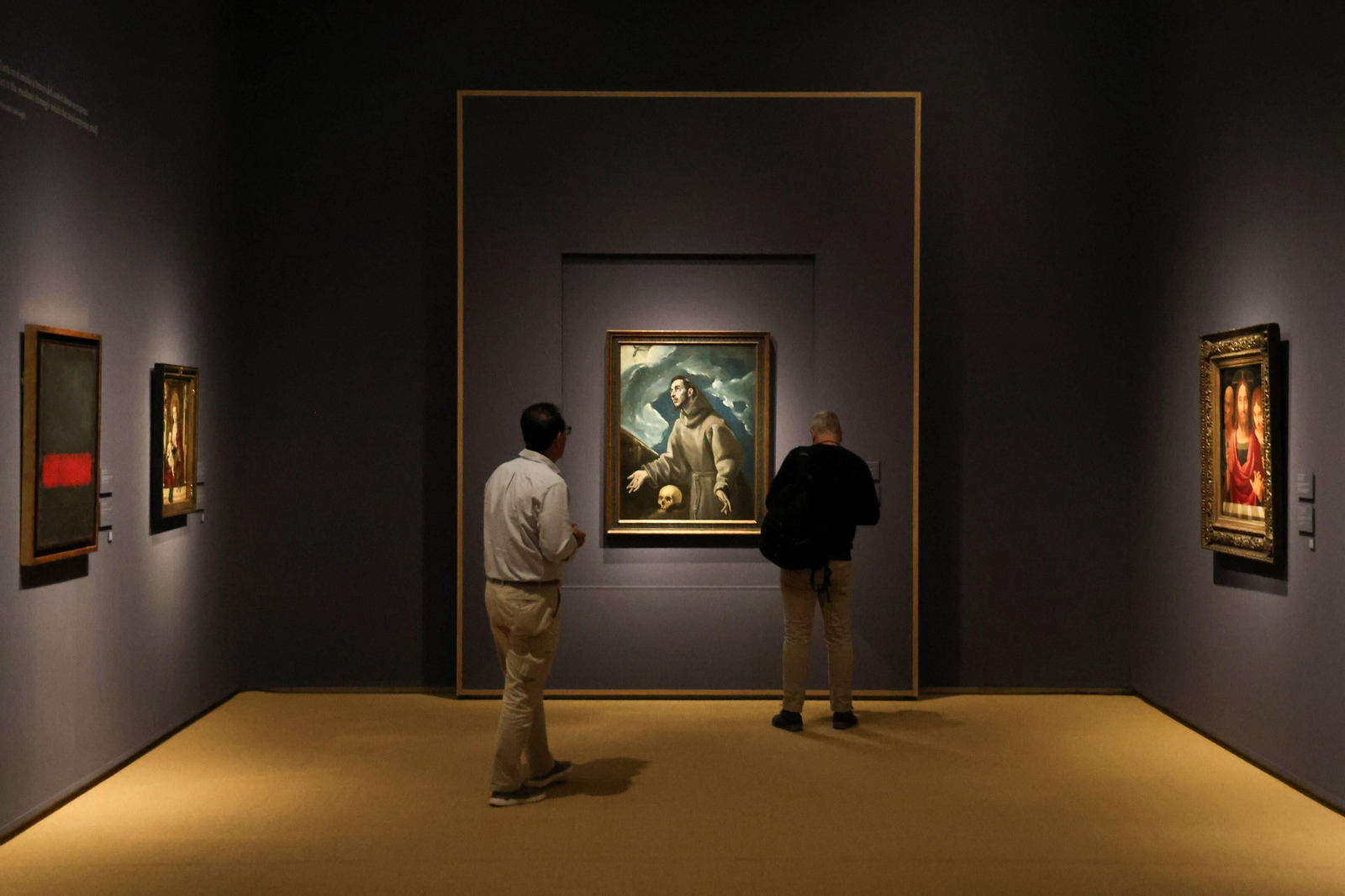 La muestra de grandes maestros de la pintura de la Colección de Abelló impulsada por la Fundación Unicaja, en fotos