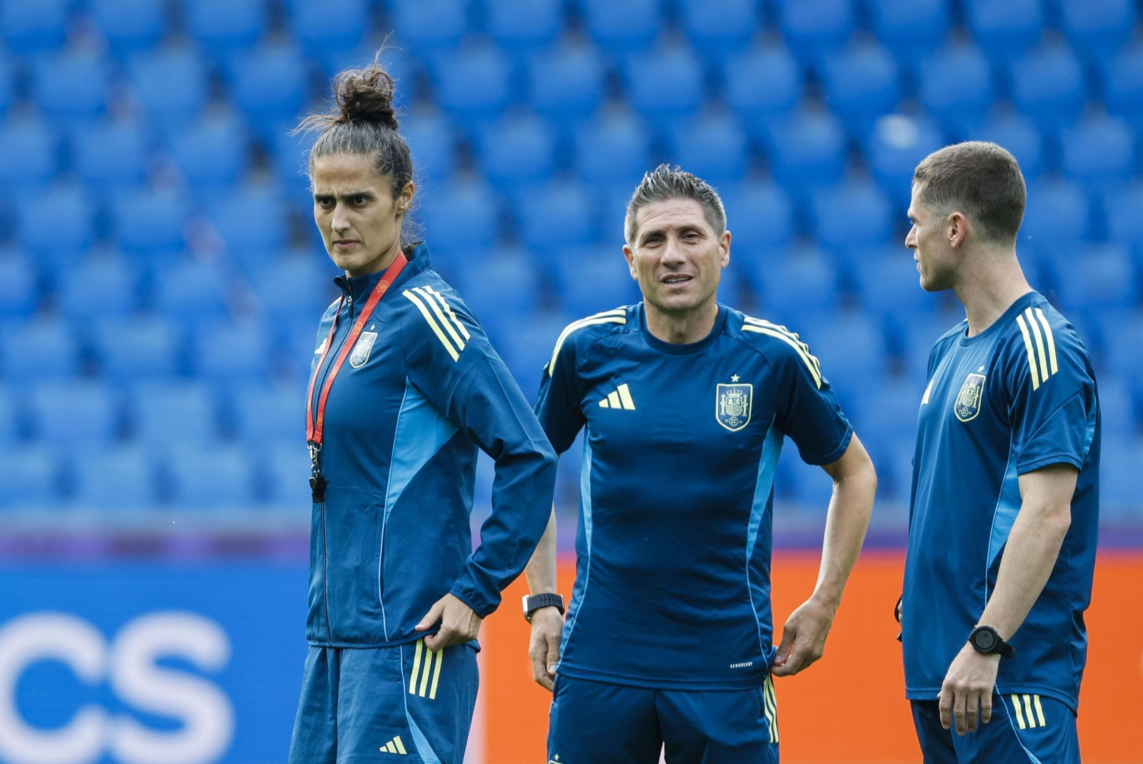 Las fotos de España antes de la final de la Eurocopa femenina