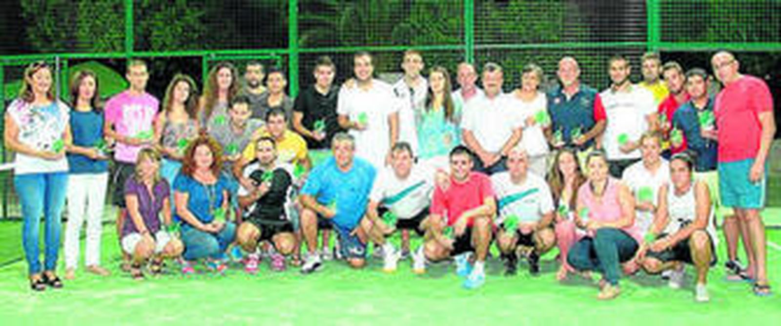 Foto de familia de los ganadores el año pasado.