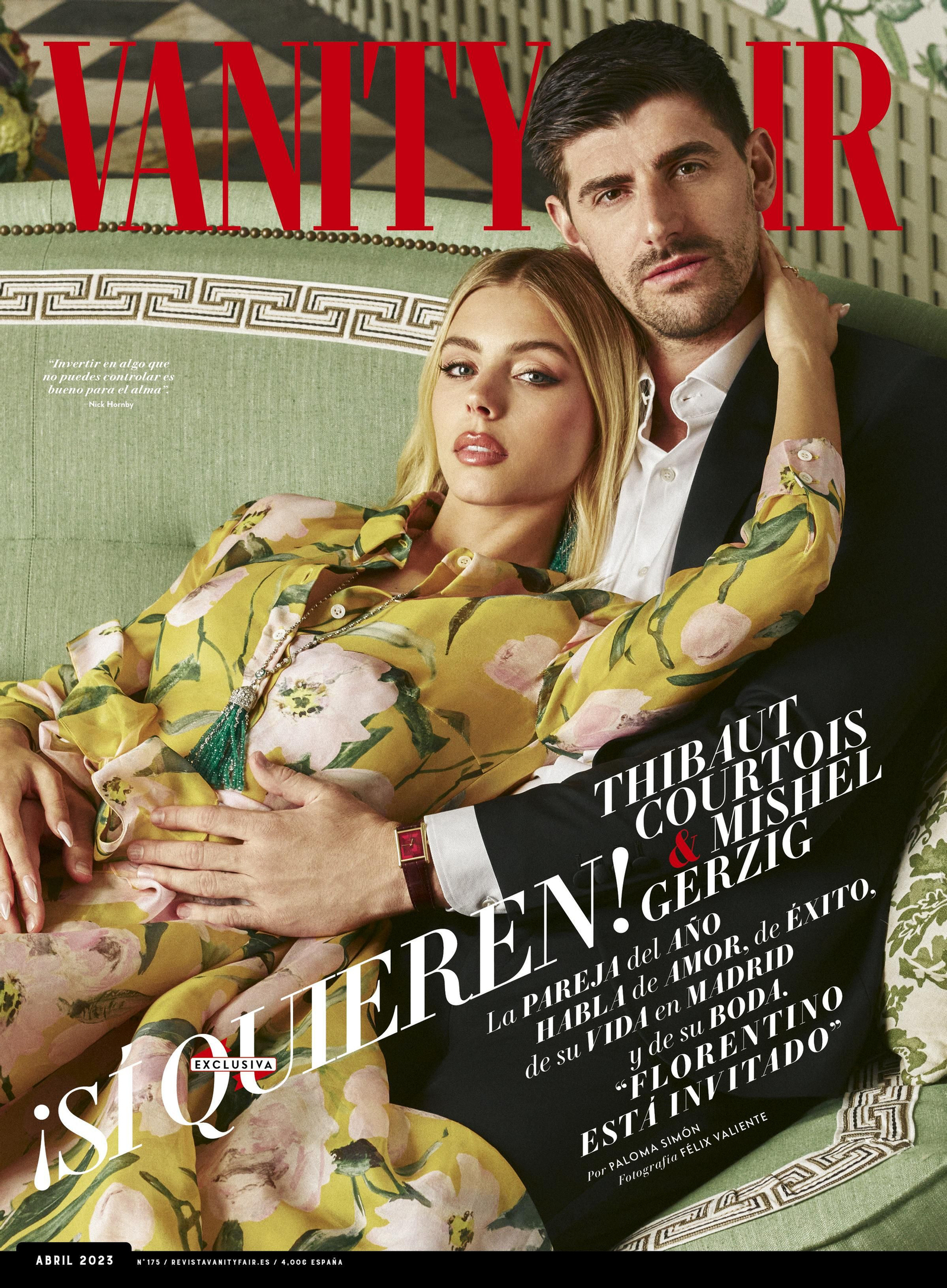 La portada de Vanity Fair. La portada de Vanity Fair.