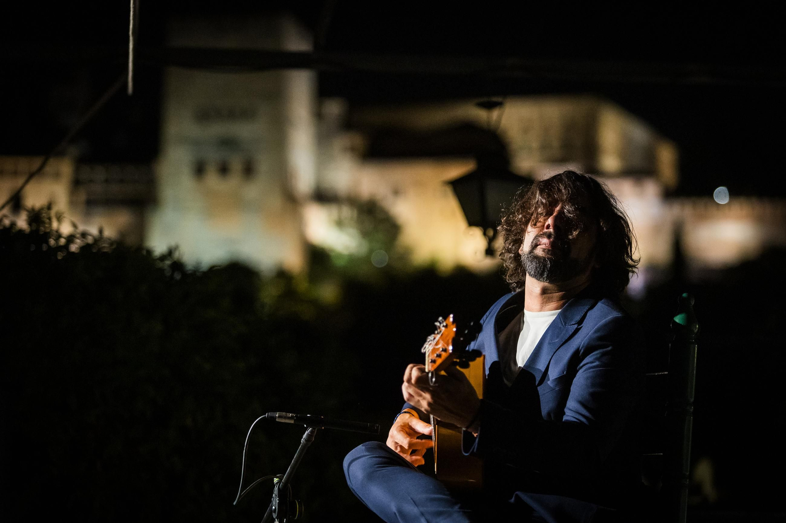 Imagen de Daniel Casares en el último concierto del Festival de la Guitarra