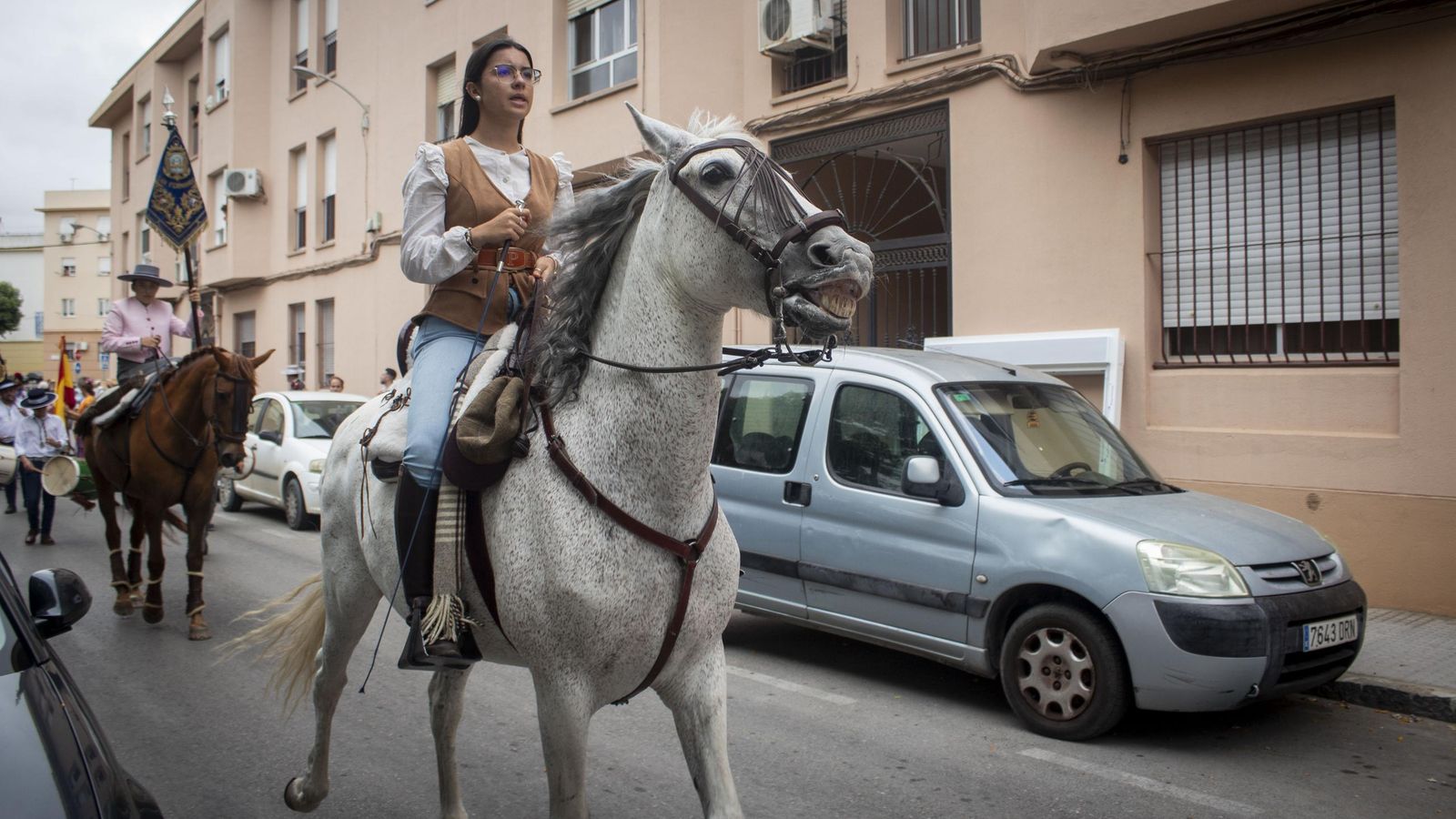 Romería del Rocío: las imágenes de la salida de la hermandad de San Fernando