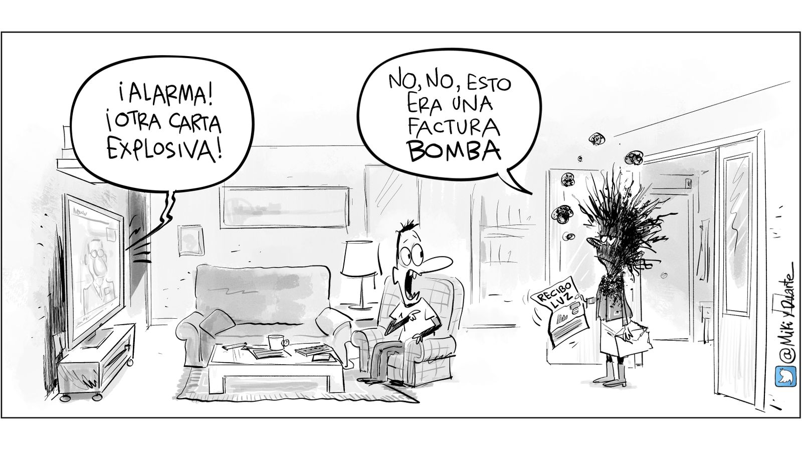 Las cartas explosivas