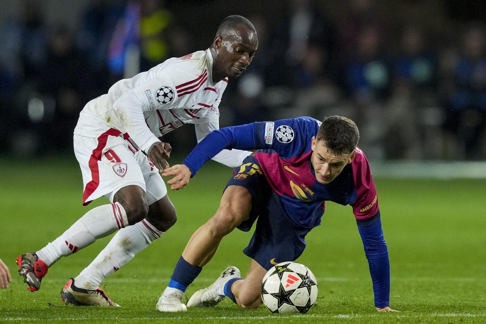 Las imágenes del Barcelona - Brest