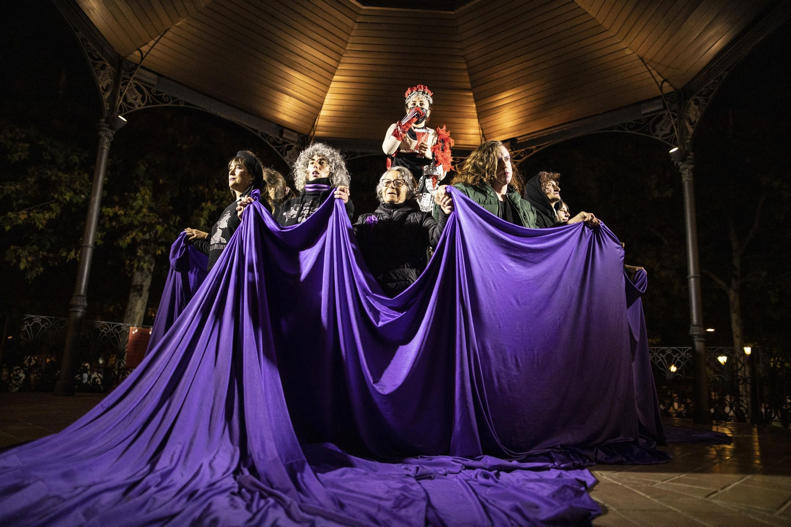 La manifestación del 25-N en Granada en imágenes