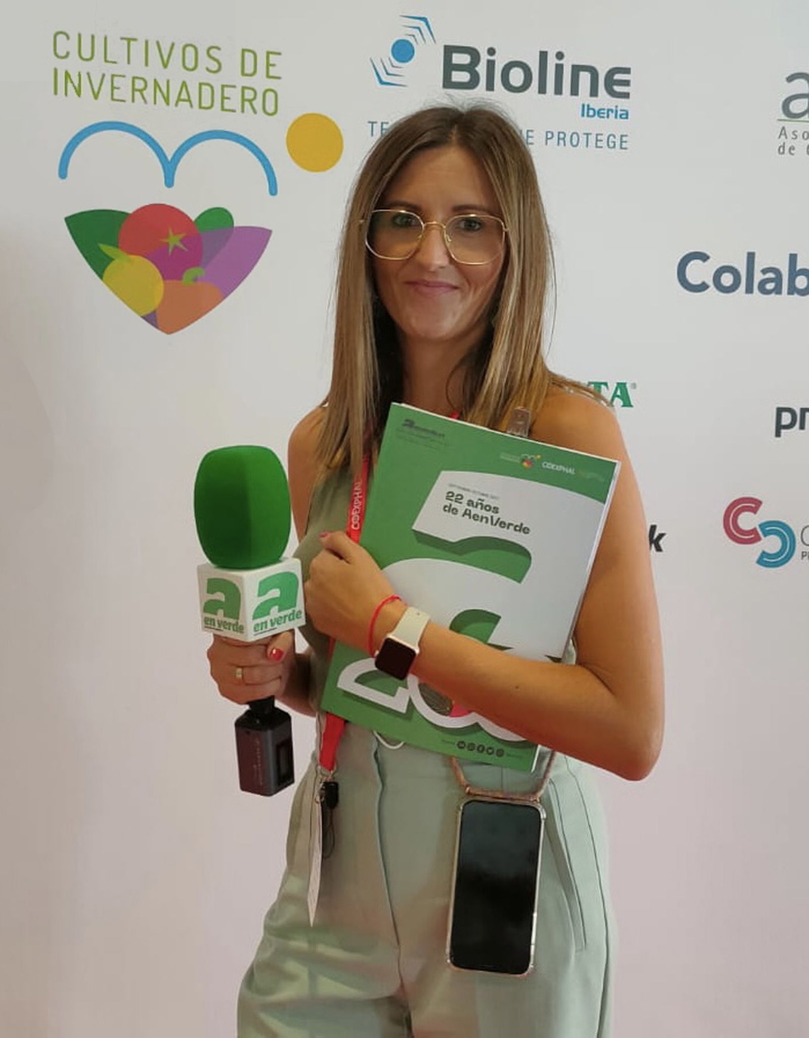 María Belén, durante un evento.