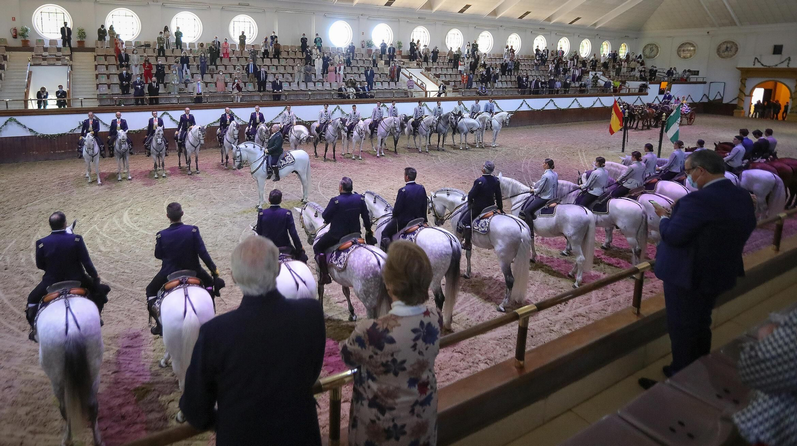 Así fue el homenaje a Álvaro Domecq en la Real Escuela Andaluza del Arte Ecuestre en Jerez