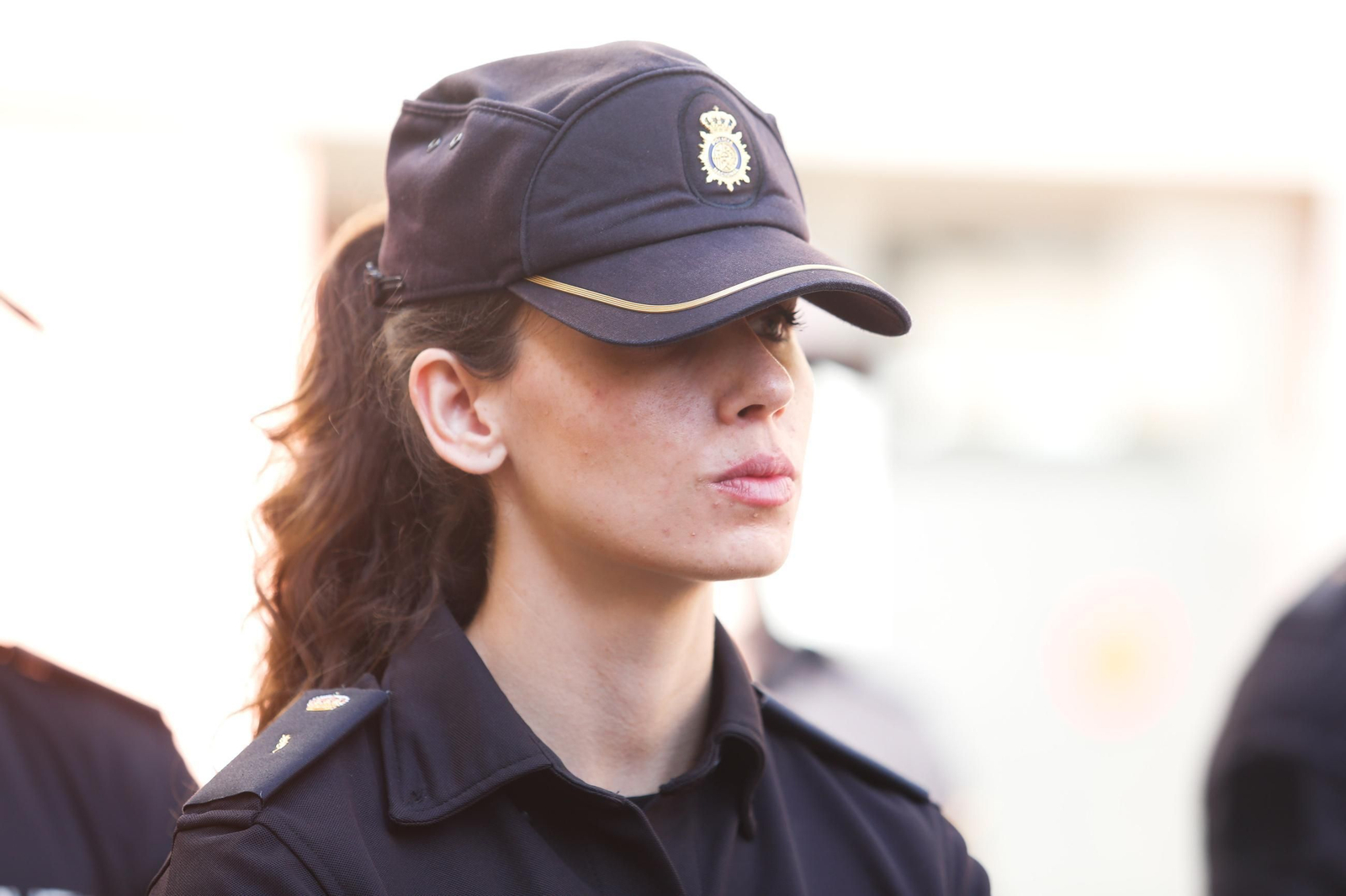 Acto de presenación de los nuevos alumnos de la Escuela Nacional de Policía en Algeciras