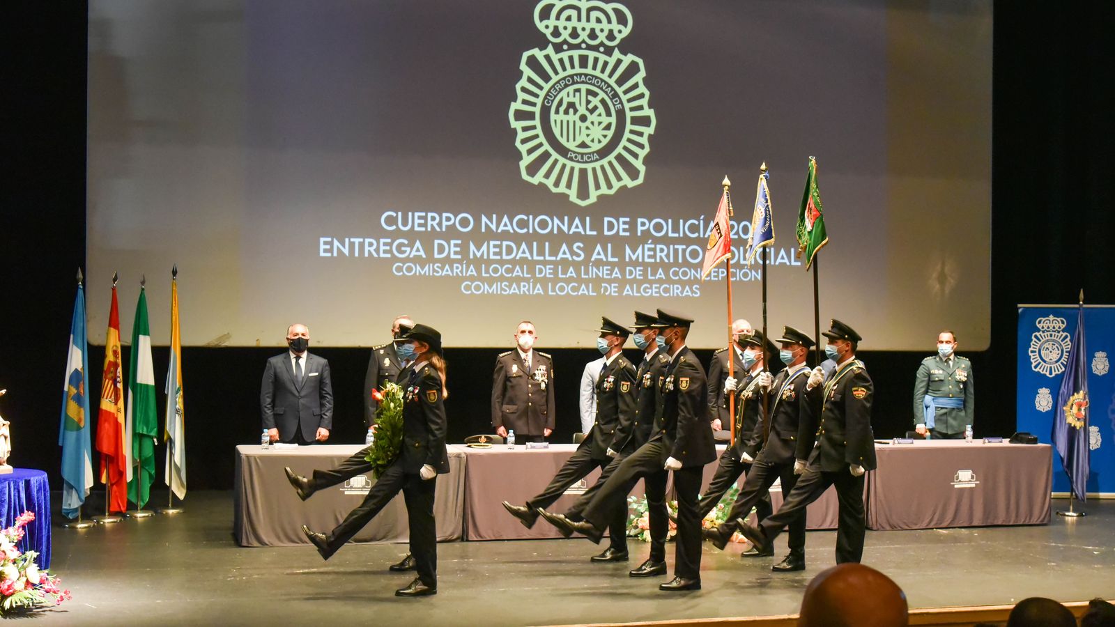 Homenaje a los fallecidos.