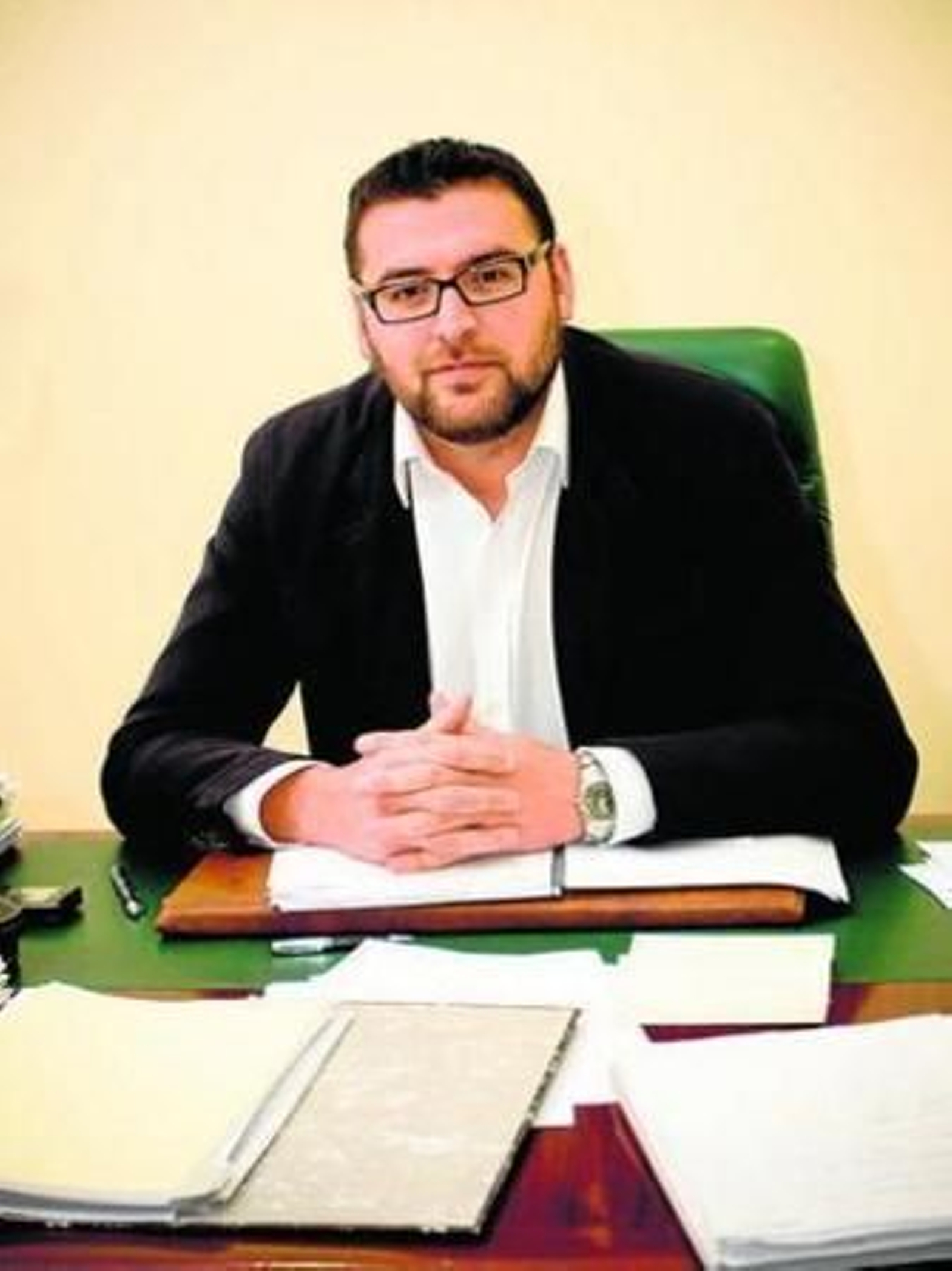 El alcalde de Guillena, Lorenzo Medina.