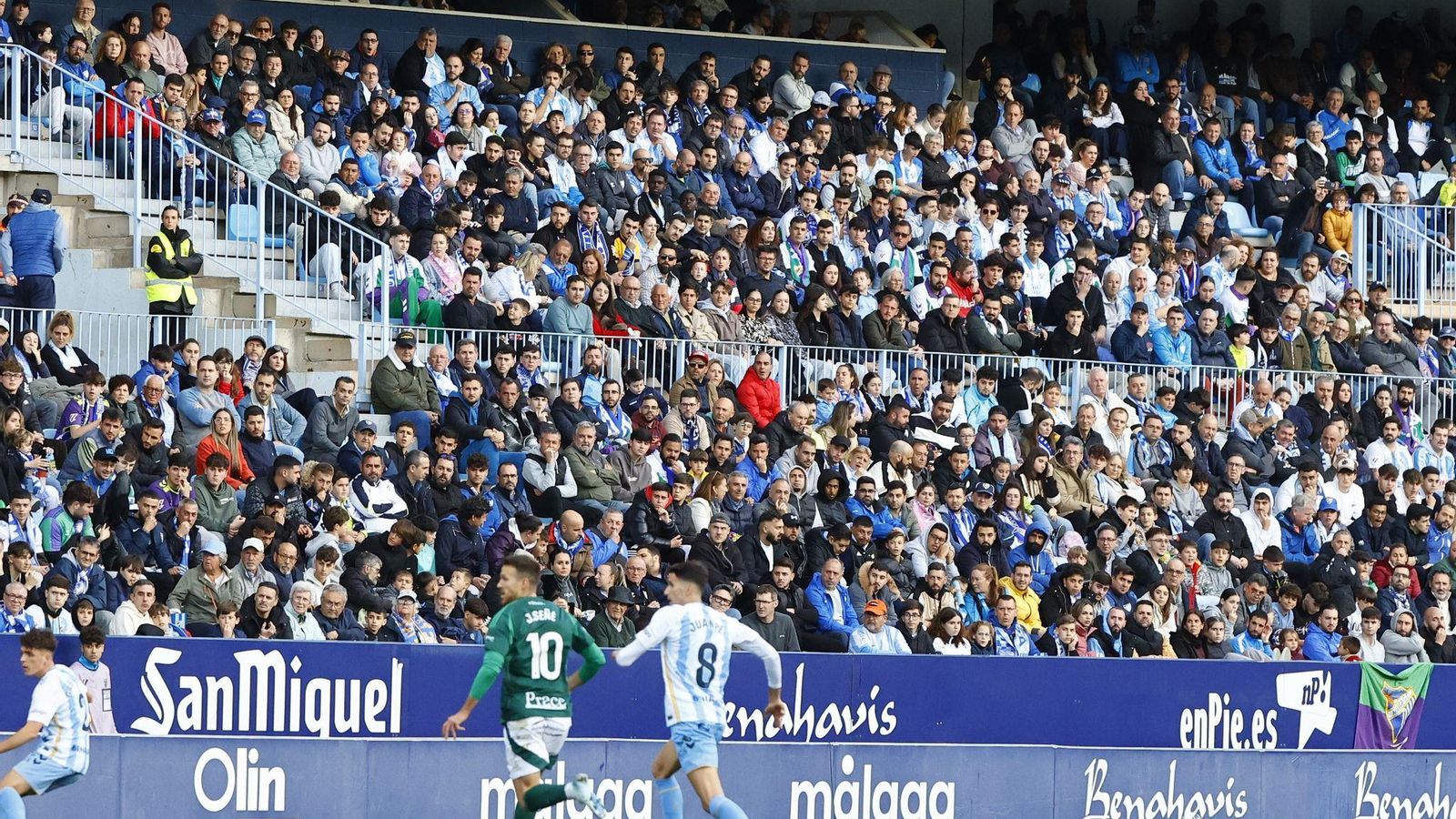 El Málaga CF-Racing de Ferrol, en fotos
