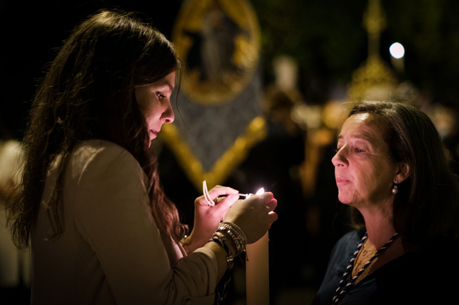 Las imágenes de la procesión de San José Obrero