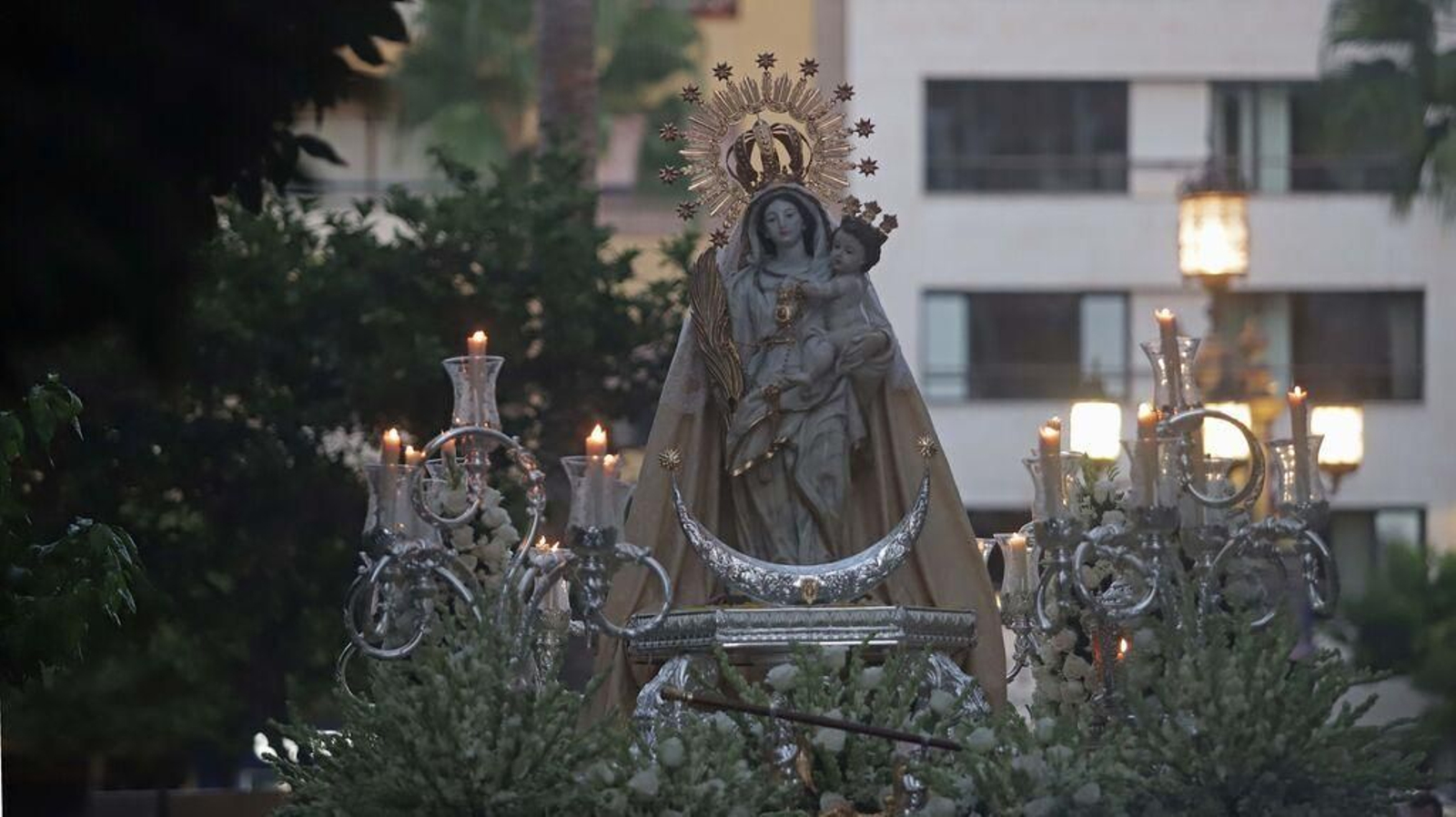 Procesión de la Virgen de la Palma, en 2022