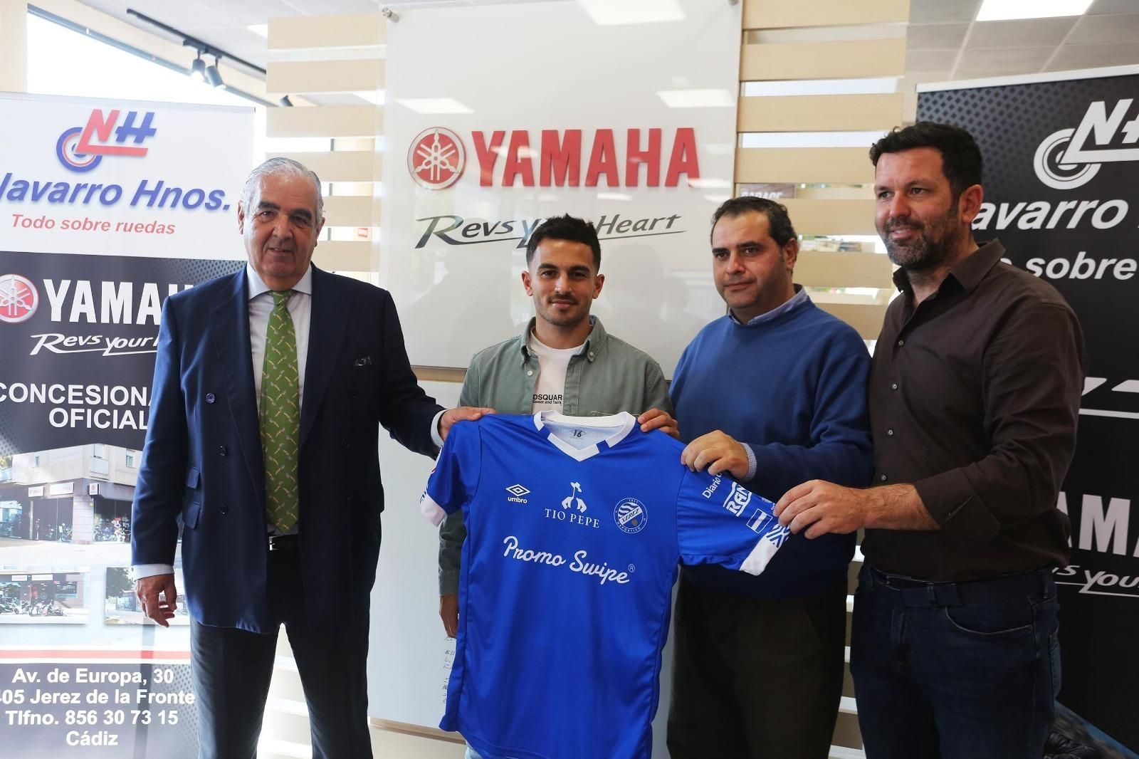 Ignacio de la Calle, junto a Marc Fraile en la presentación del jugador balear.