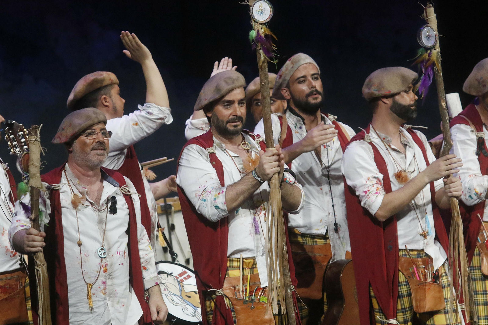 La primera sesión de preliminares del Concurso del Carnaval de Córdoba, en fotos