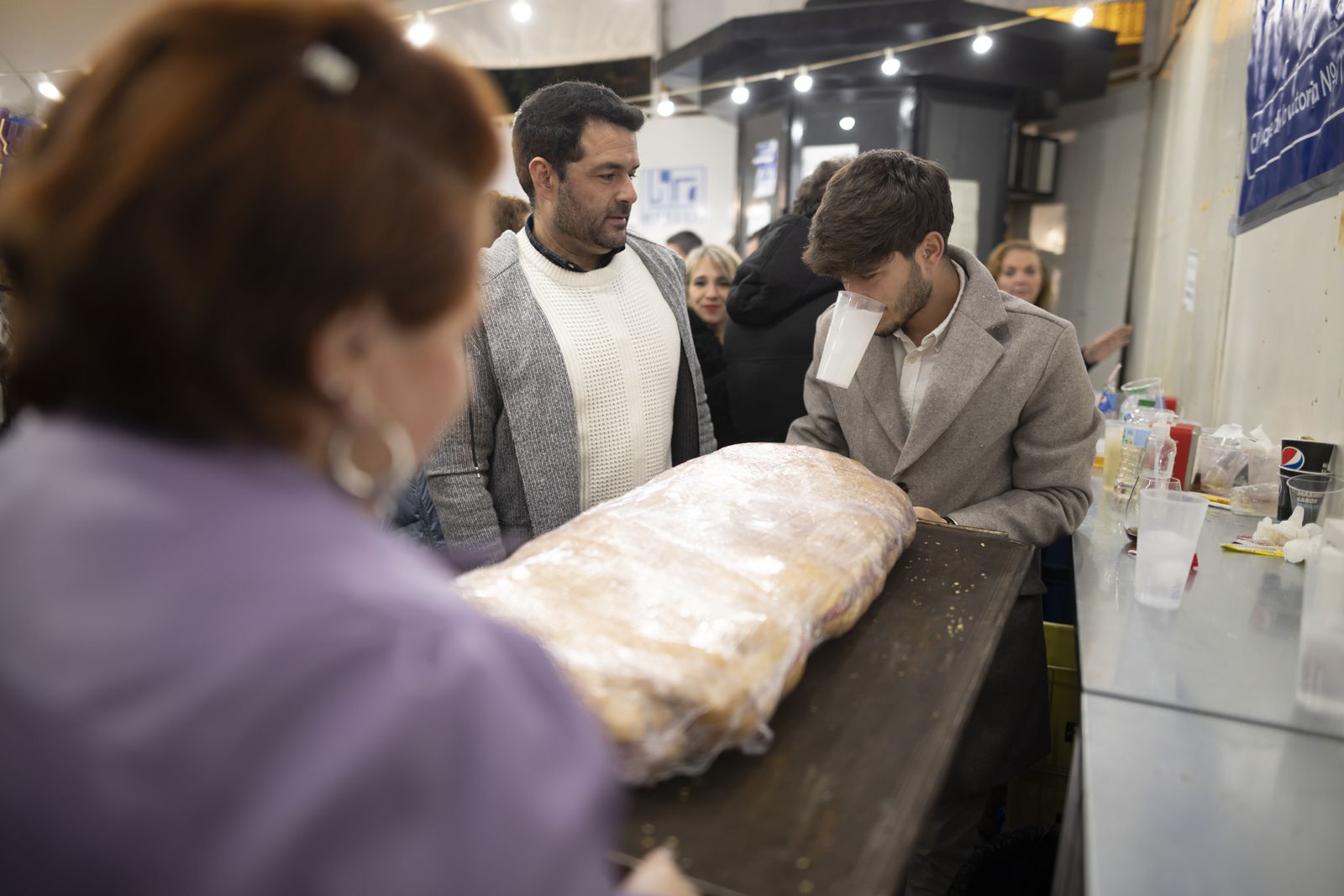 Ambiente en la final  del Carnaval Colombino